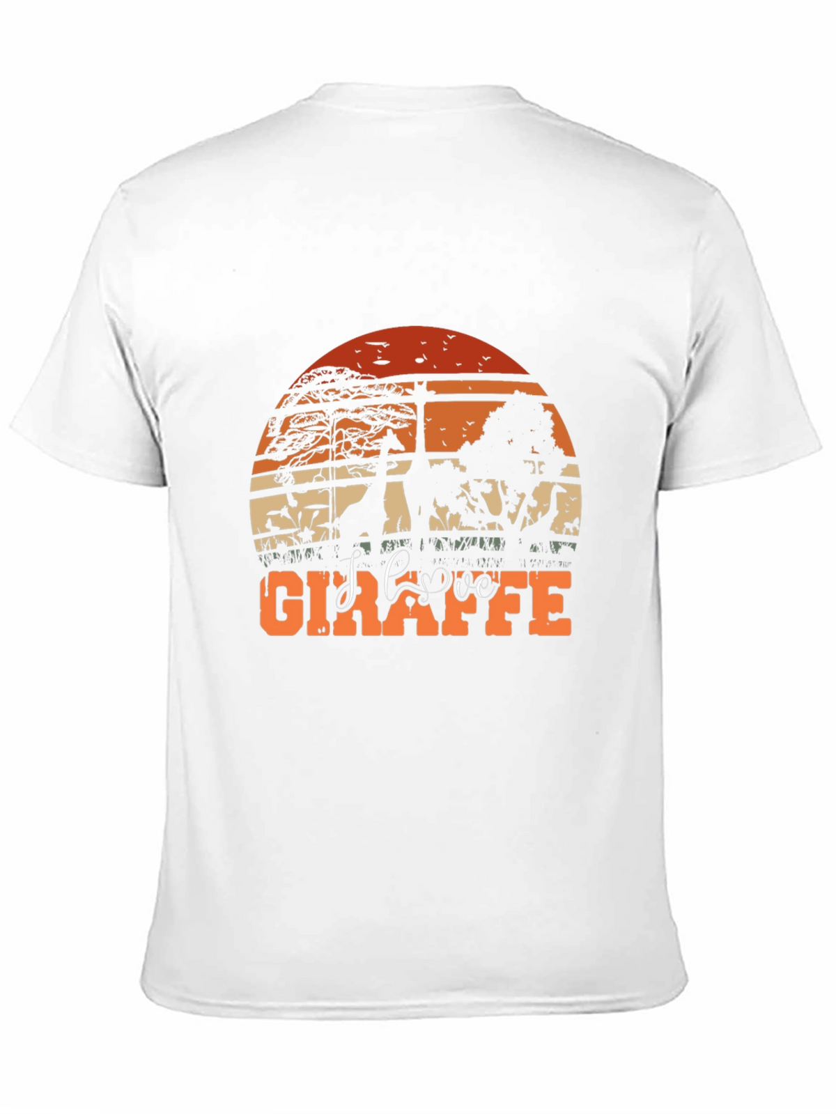 Sunset Giraffe Graphic Tee