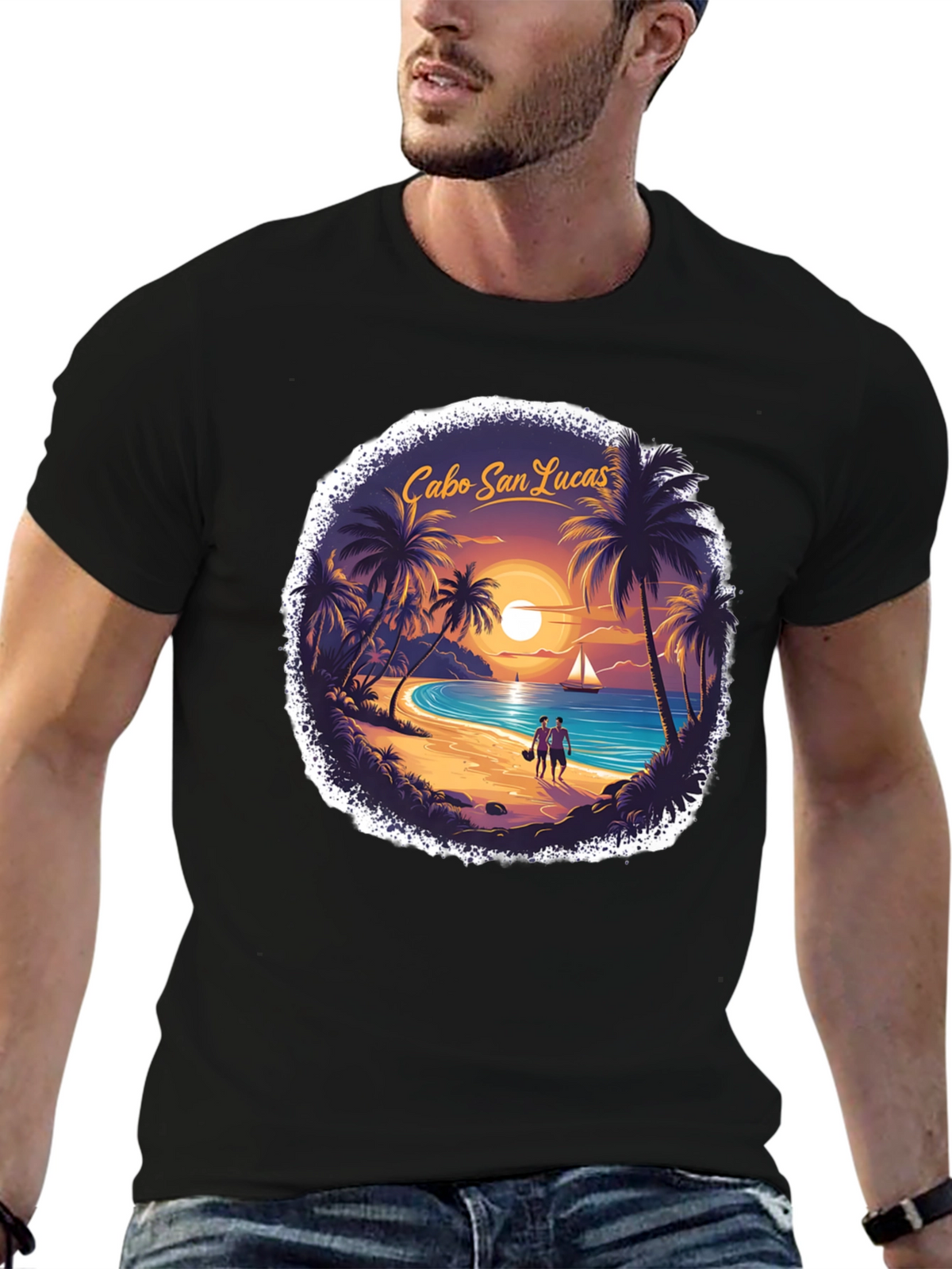 Cabo San Lucas Beach Graphic Tee