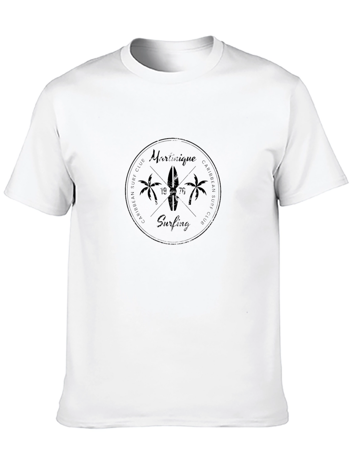 Martinique Surfing Club Black T-Shirt
