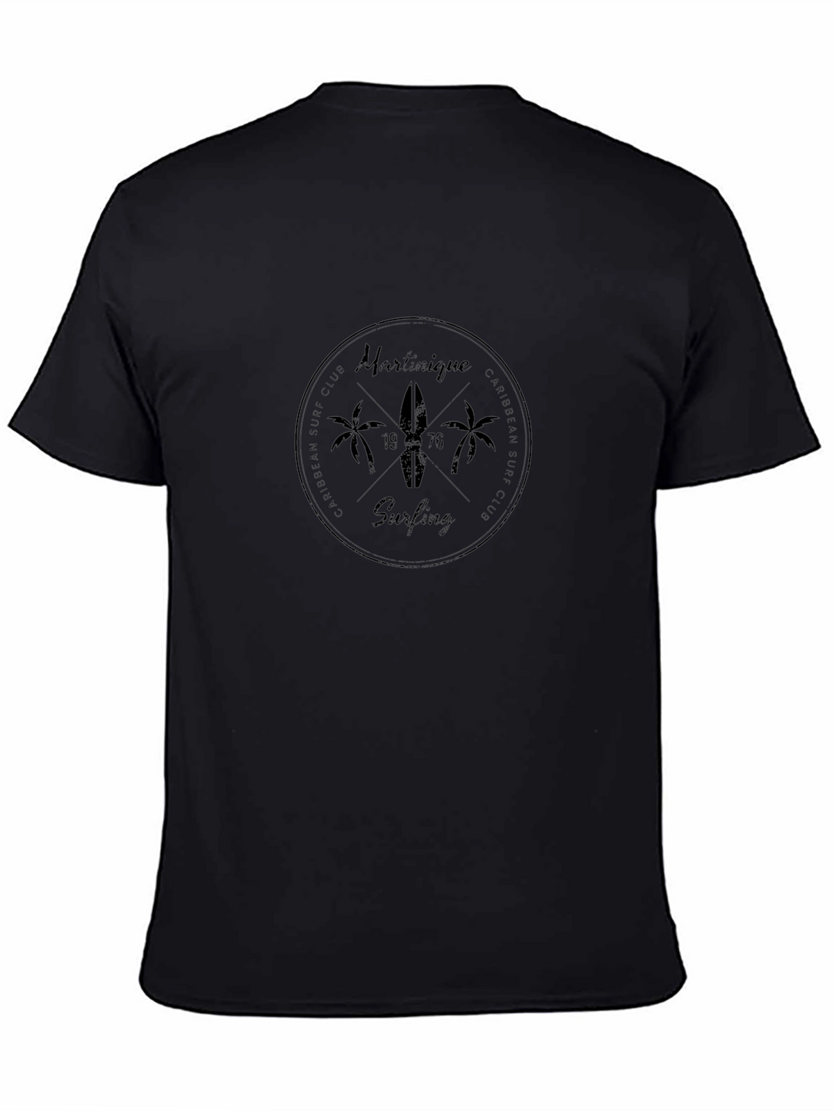 Martinique Surfing Club Black T-Shirt