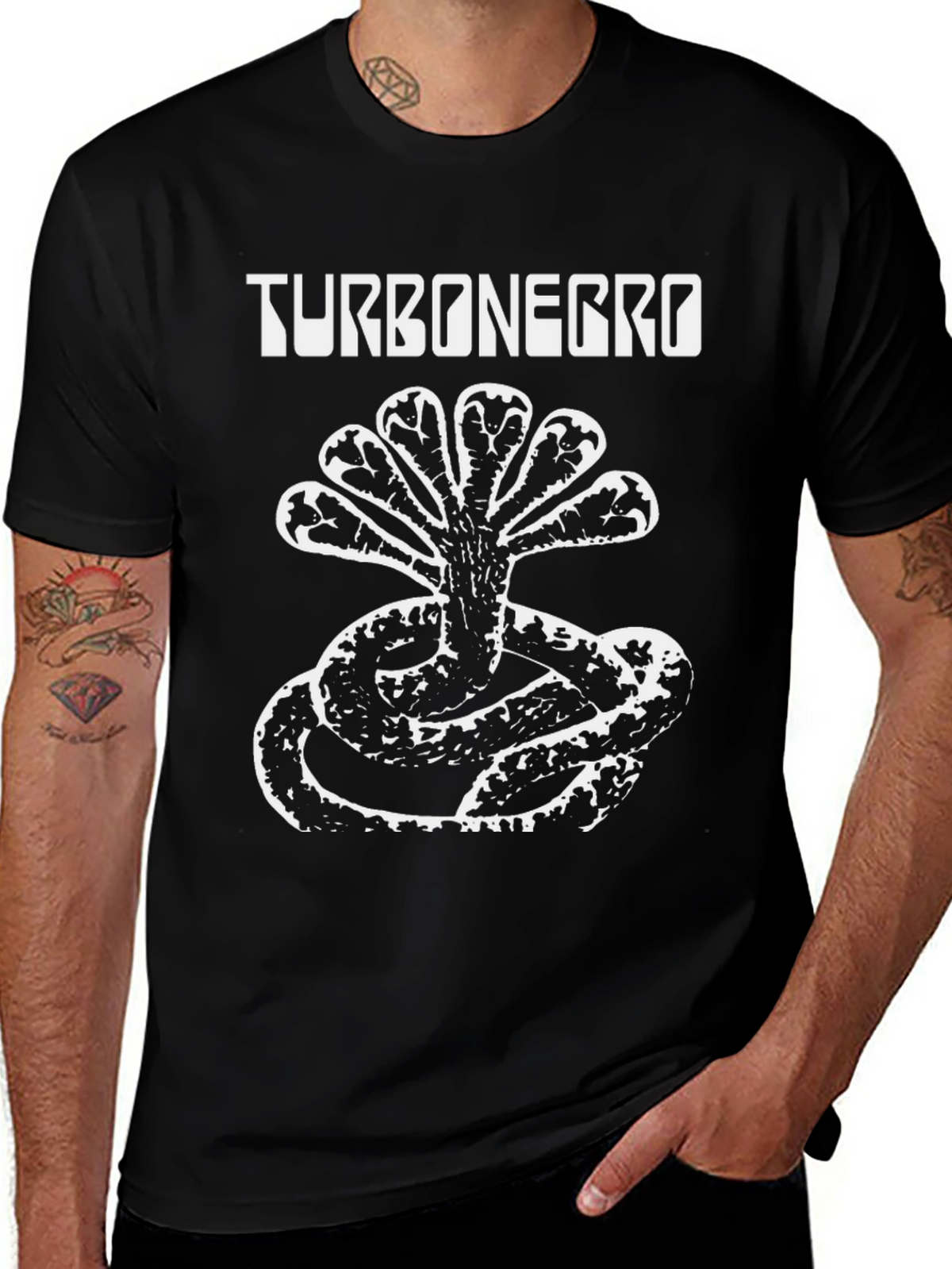 Turbonegro Snake T-Shirt - Black Rock Band Tee