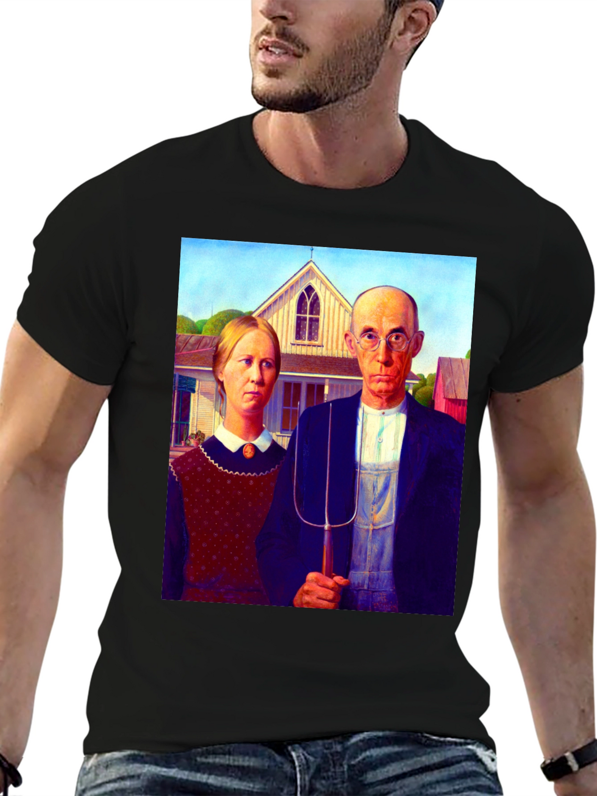 American Gothic Art Print Tee