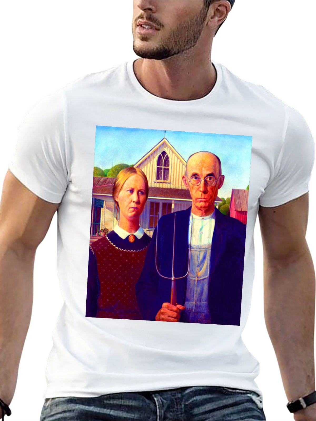 American Gothic Art Print Tee