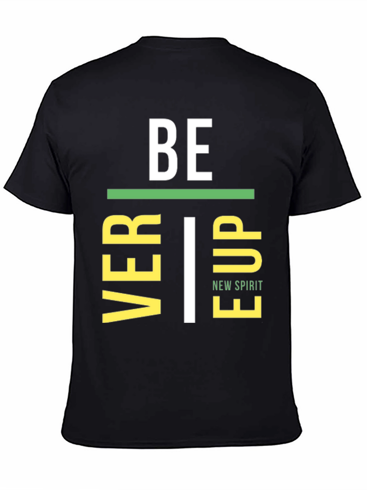 Stylish Black T-Shirt with Bold Graphic Print