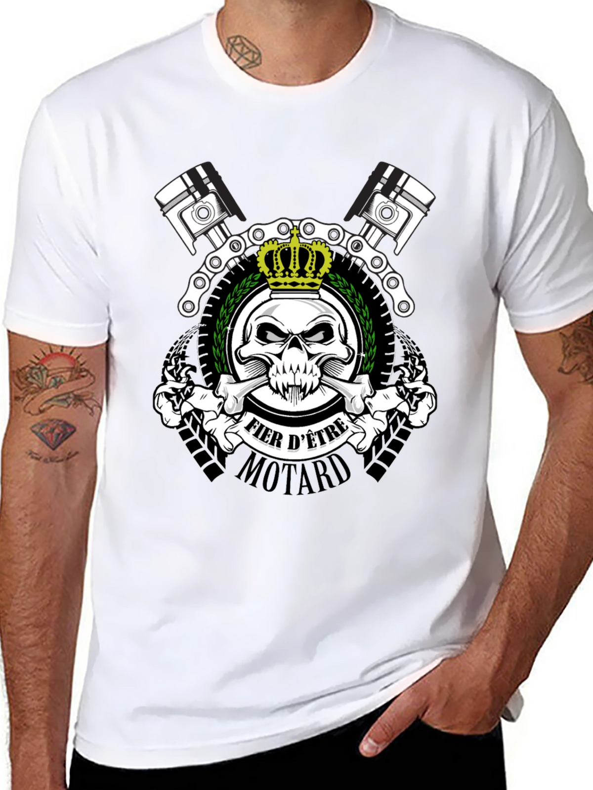 Fier DEtre Motard Graphic T-Shirt