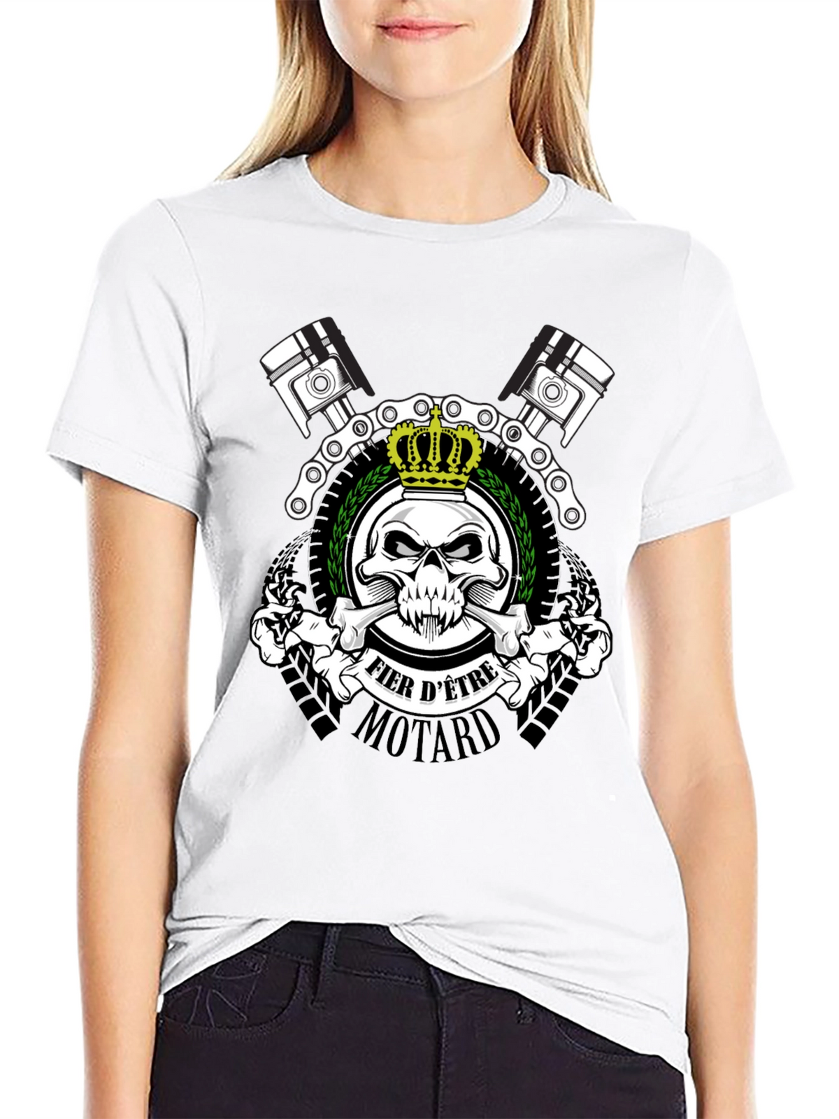 Fier DEtre Motard Graphic T-Shirt