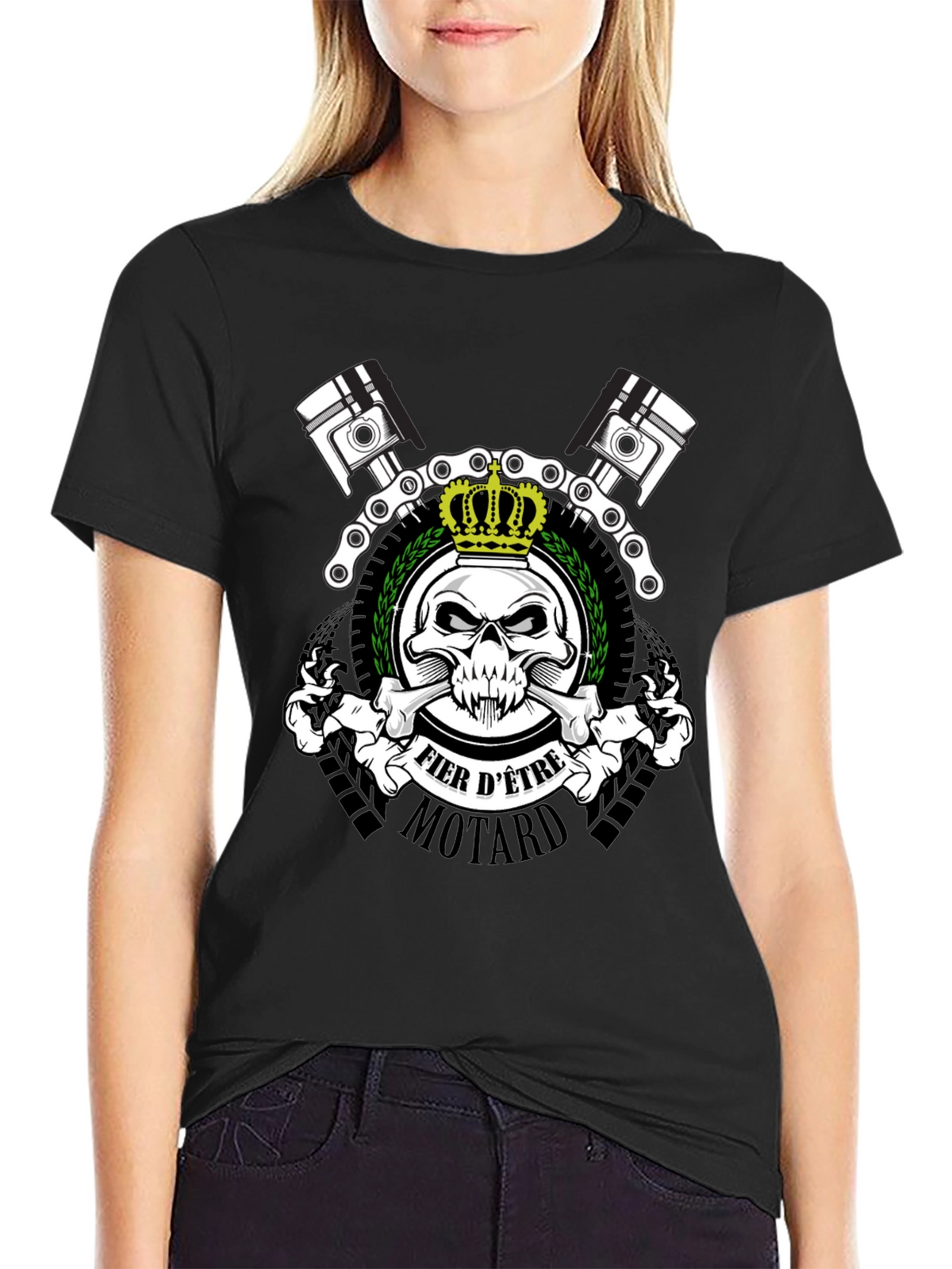 Fier DEtre Motard Graphic T-Shirt