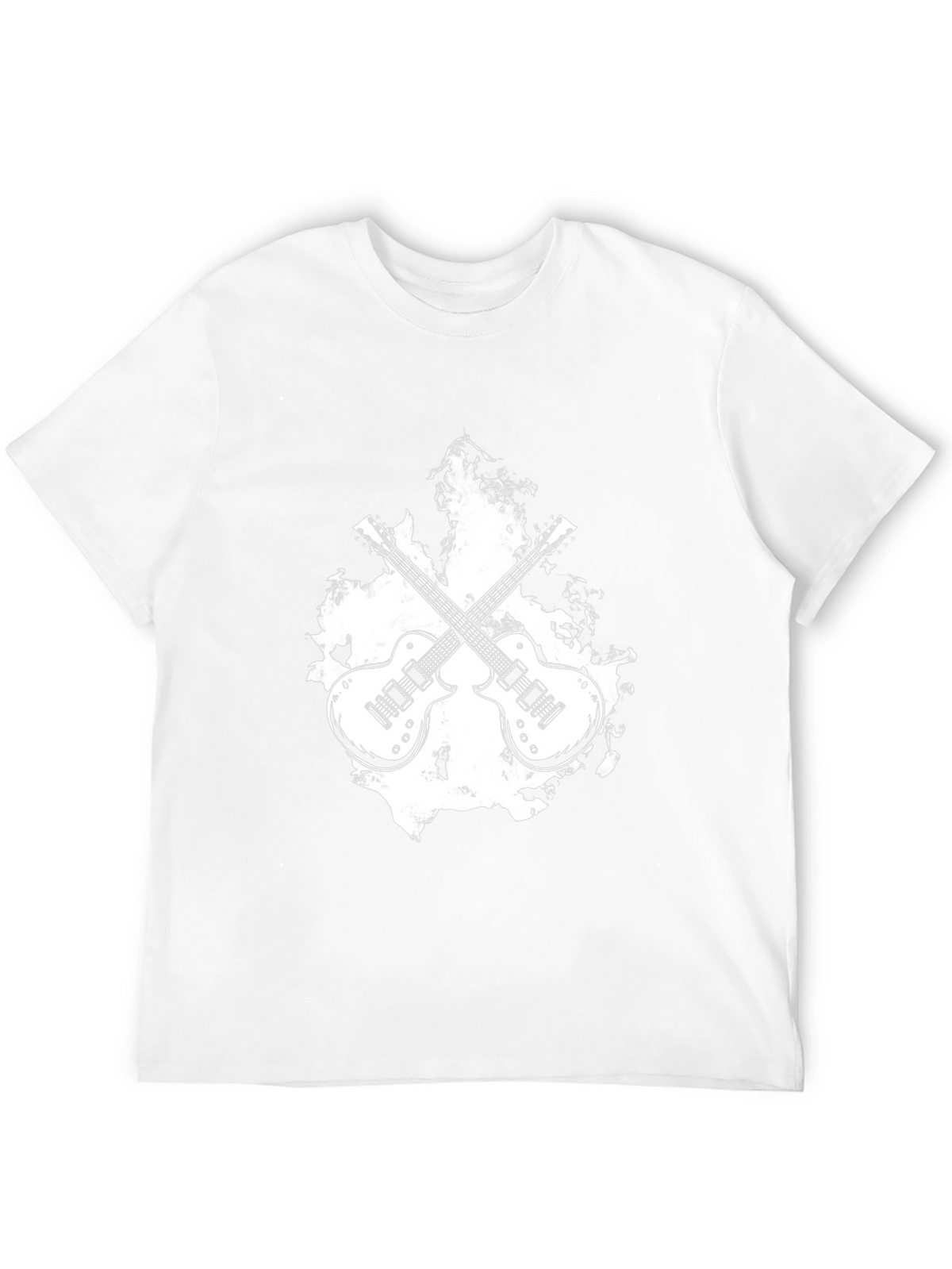 Rock On! Guitar Graphic Black T-Shirt