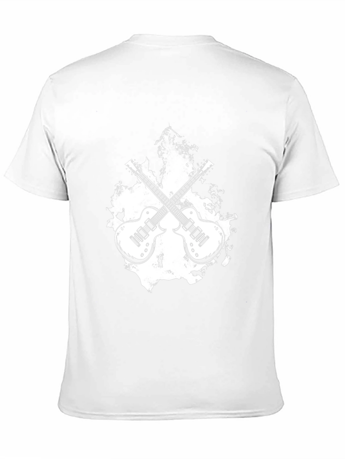 Rock On! Guitar Graphic Black T-Shirt