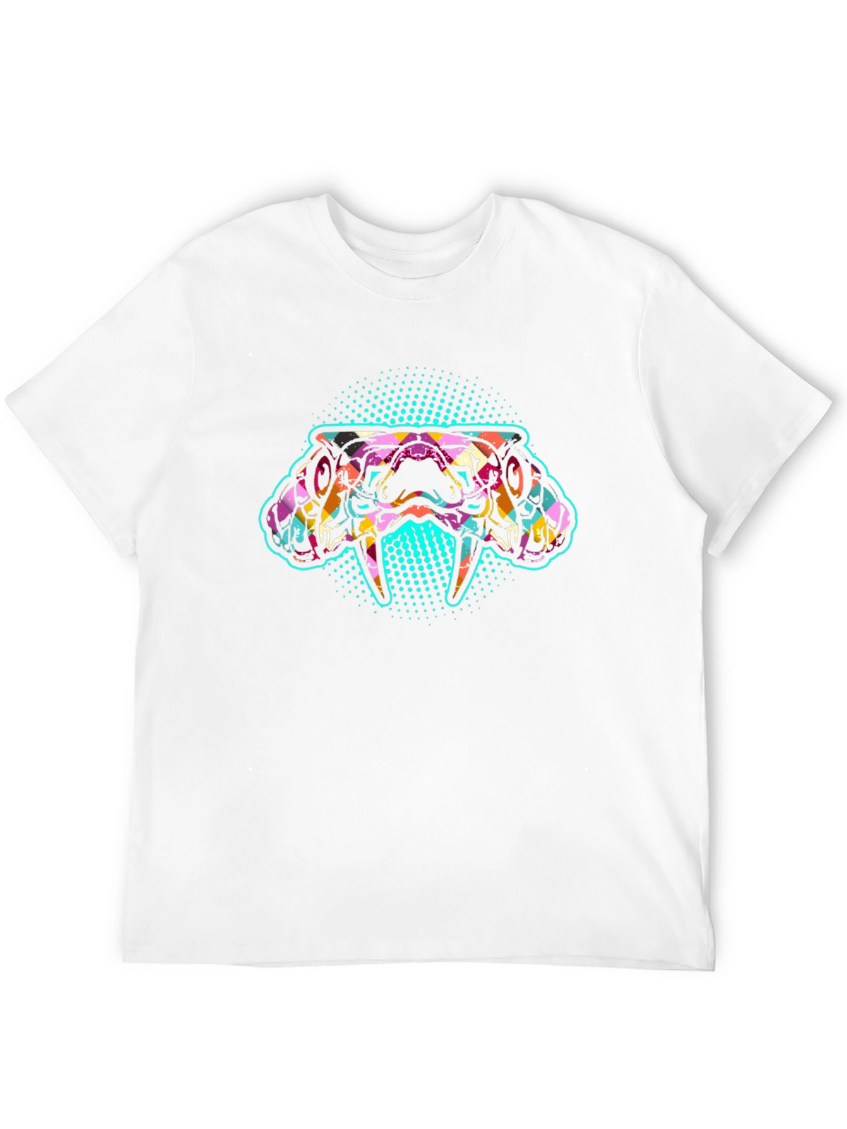 Psychedelic Snake Graphic Tee - Bold & Unique Design