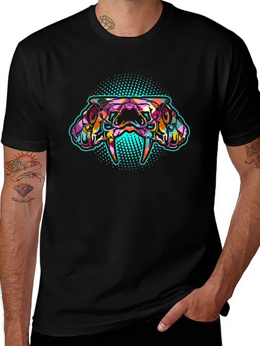 Psychedelic Snake Graphic Tee - Bold & Unique Design