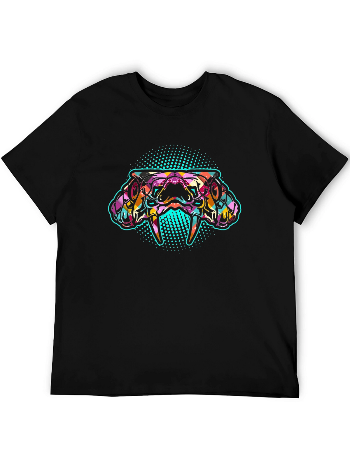 Psychedelic Snake Graphic Tee - Bold & Unique Design