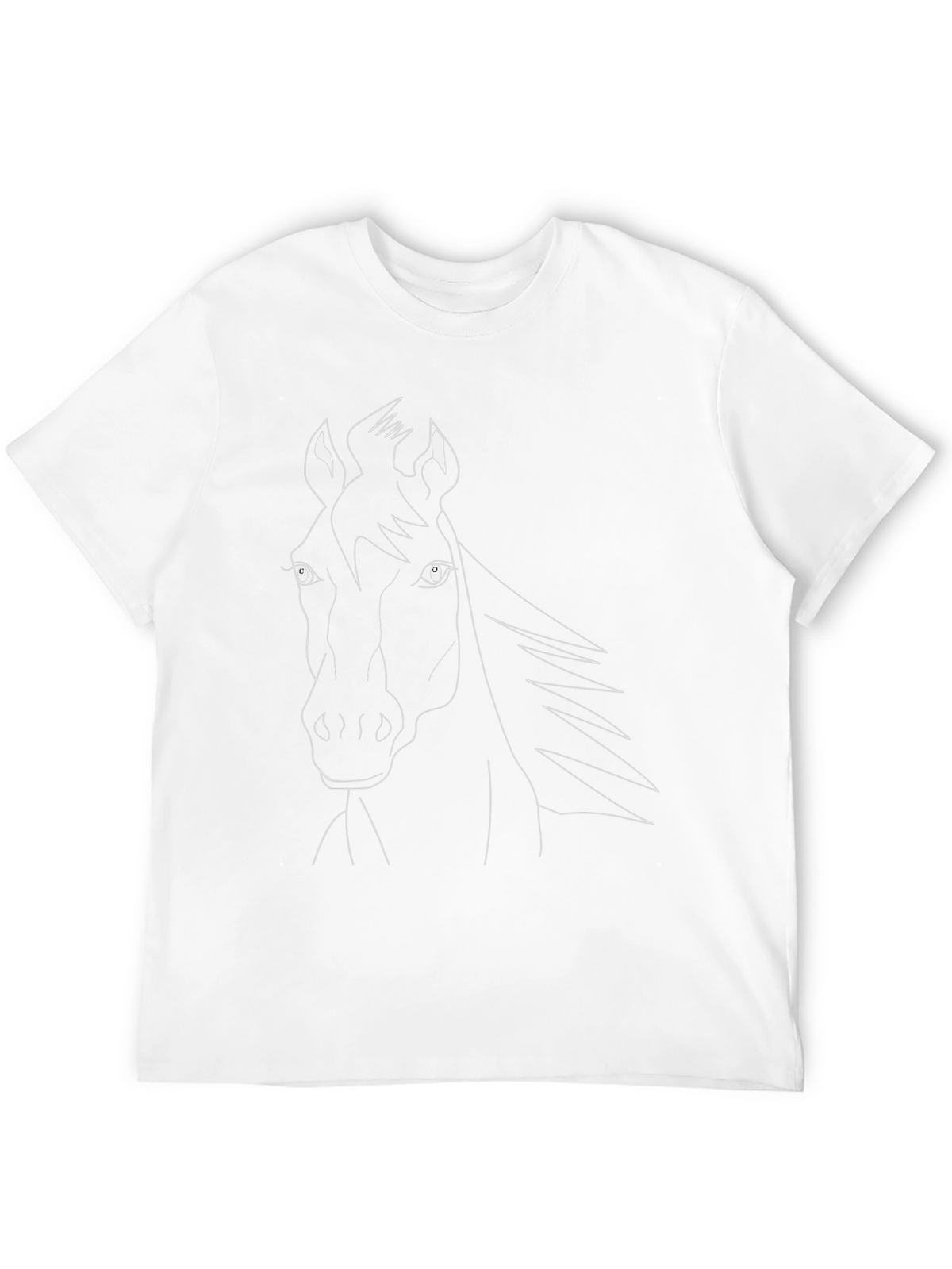 Black Horse Graphic Tee - Stylish Casual Wear