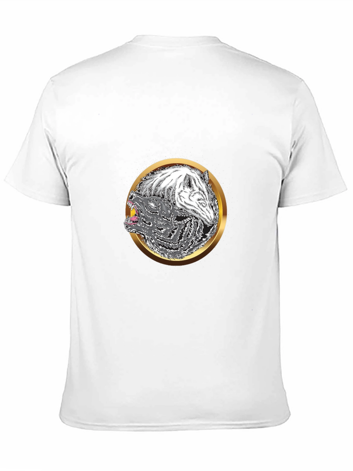 Yin Yang Wolf Graphic Tee