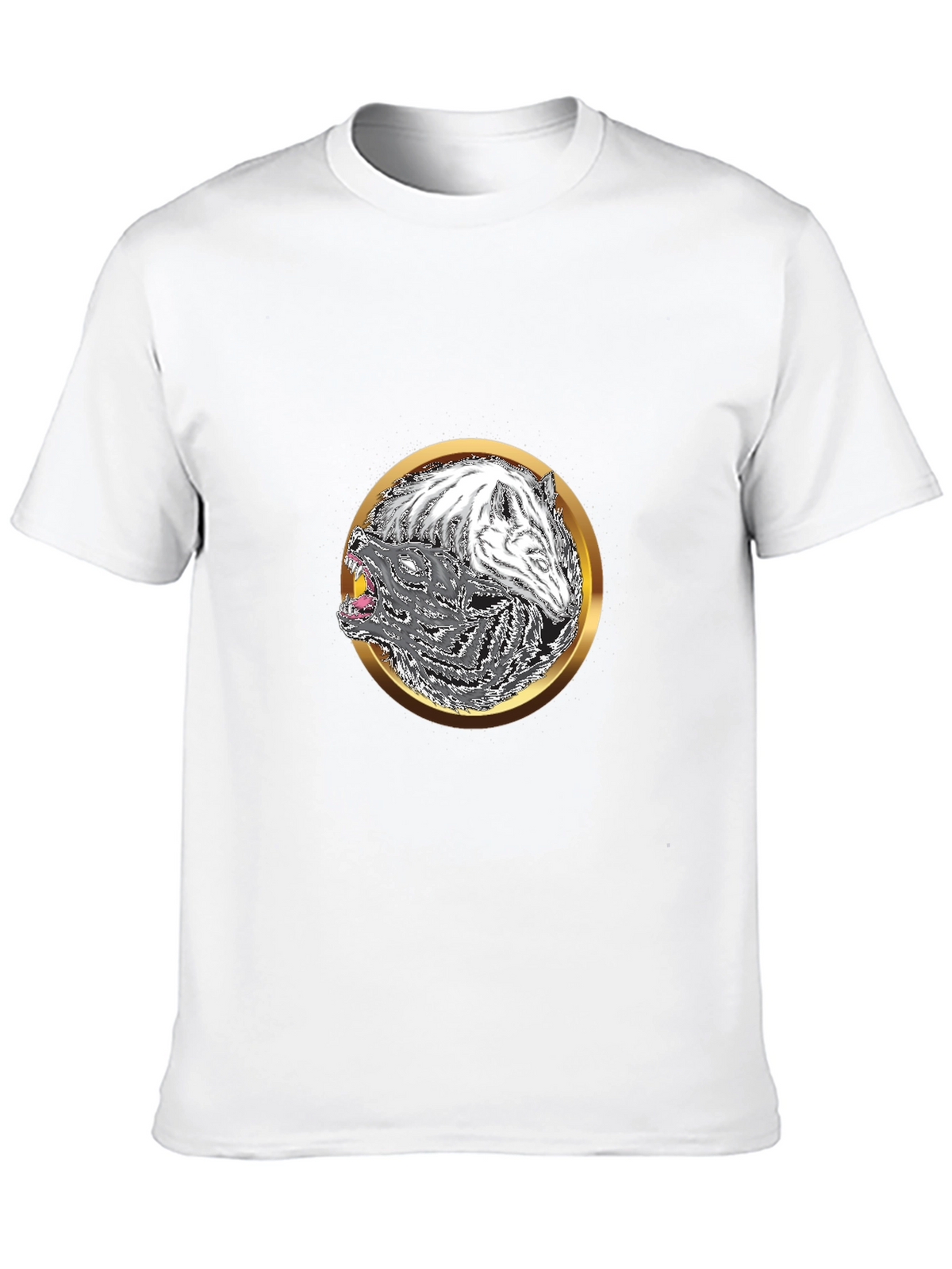 Yin Yang Wolf Graphic Tee