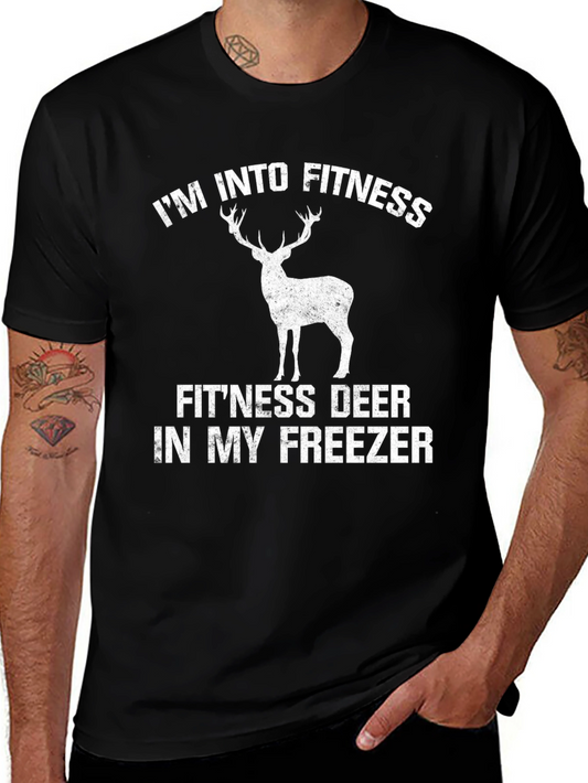 Fitness Deer T-Shirt - Funny Hunting Tee