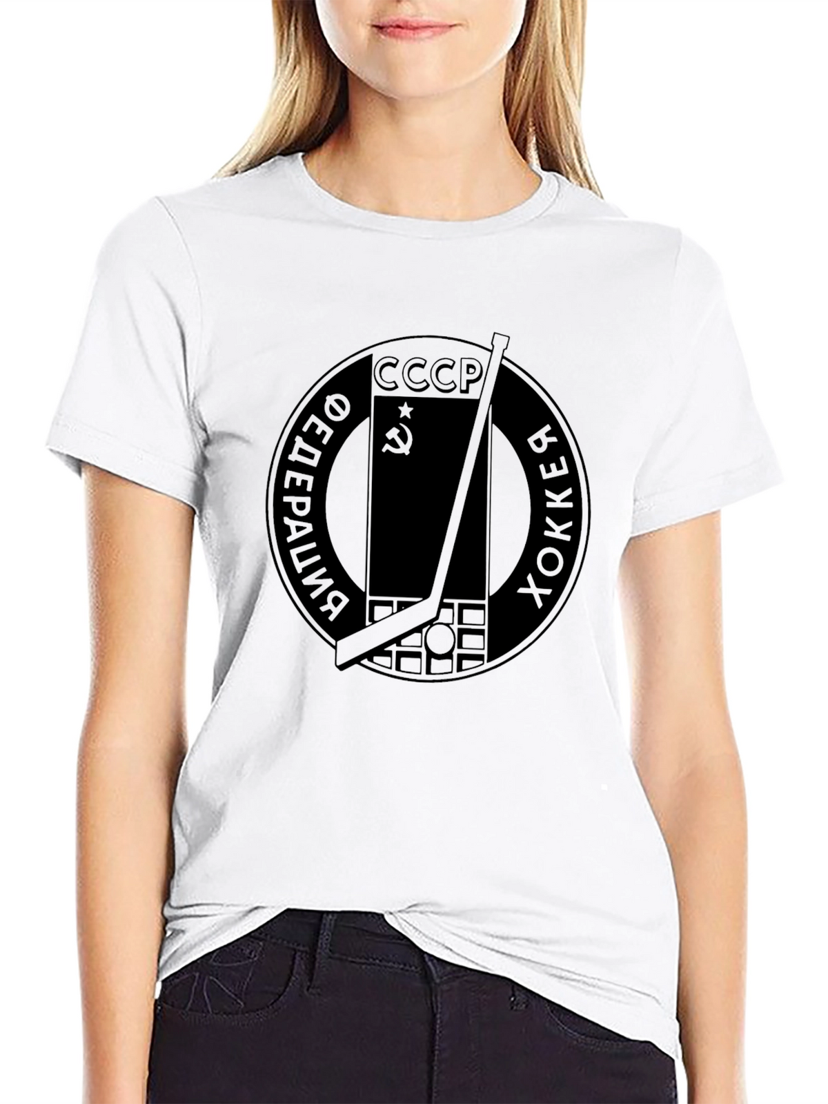 CCCP Hockey T-Shirt - Soviet Union Era Inspired Design