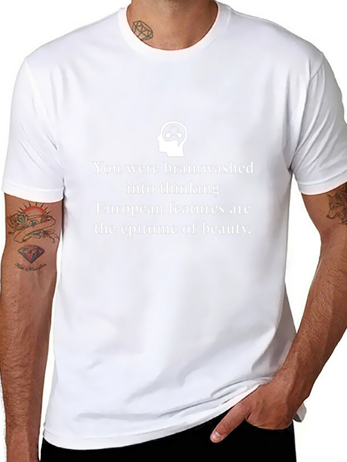 Brainwashed Tee: Challenge Beauty Standards