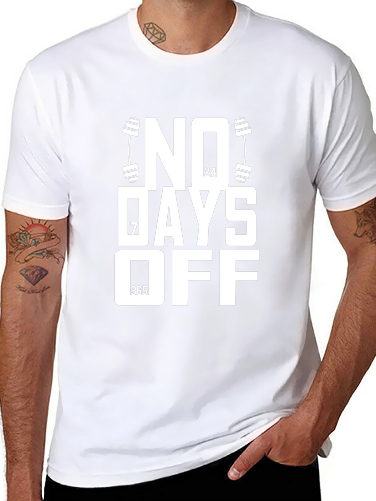 No Days Off Gym Motivation T-Shirt