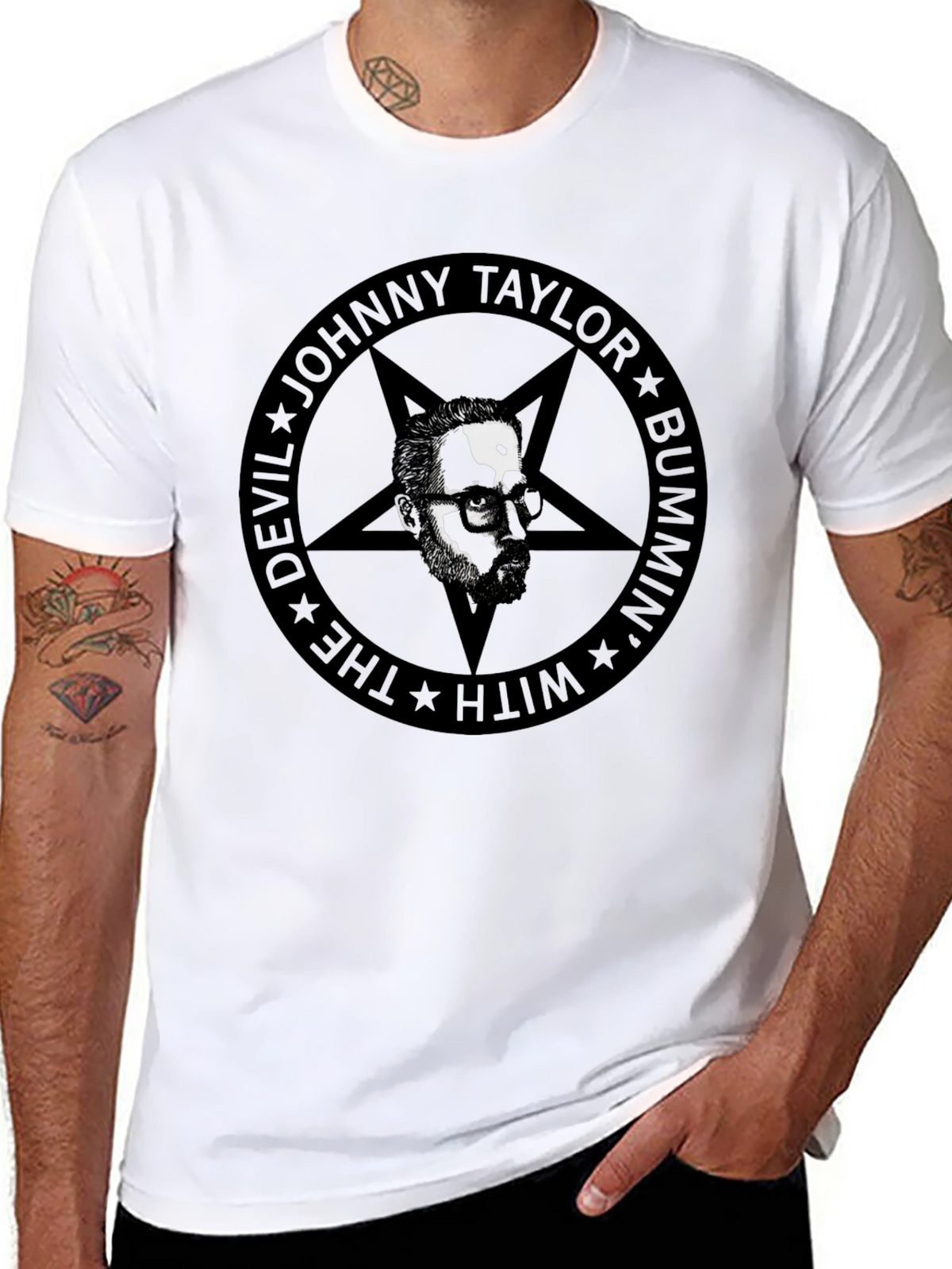 Johnny Taylor Bummin with the Devil T-Shirt