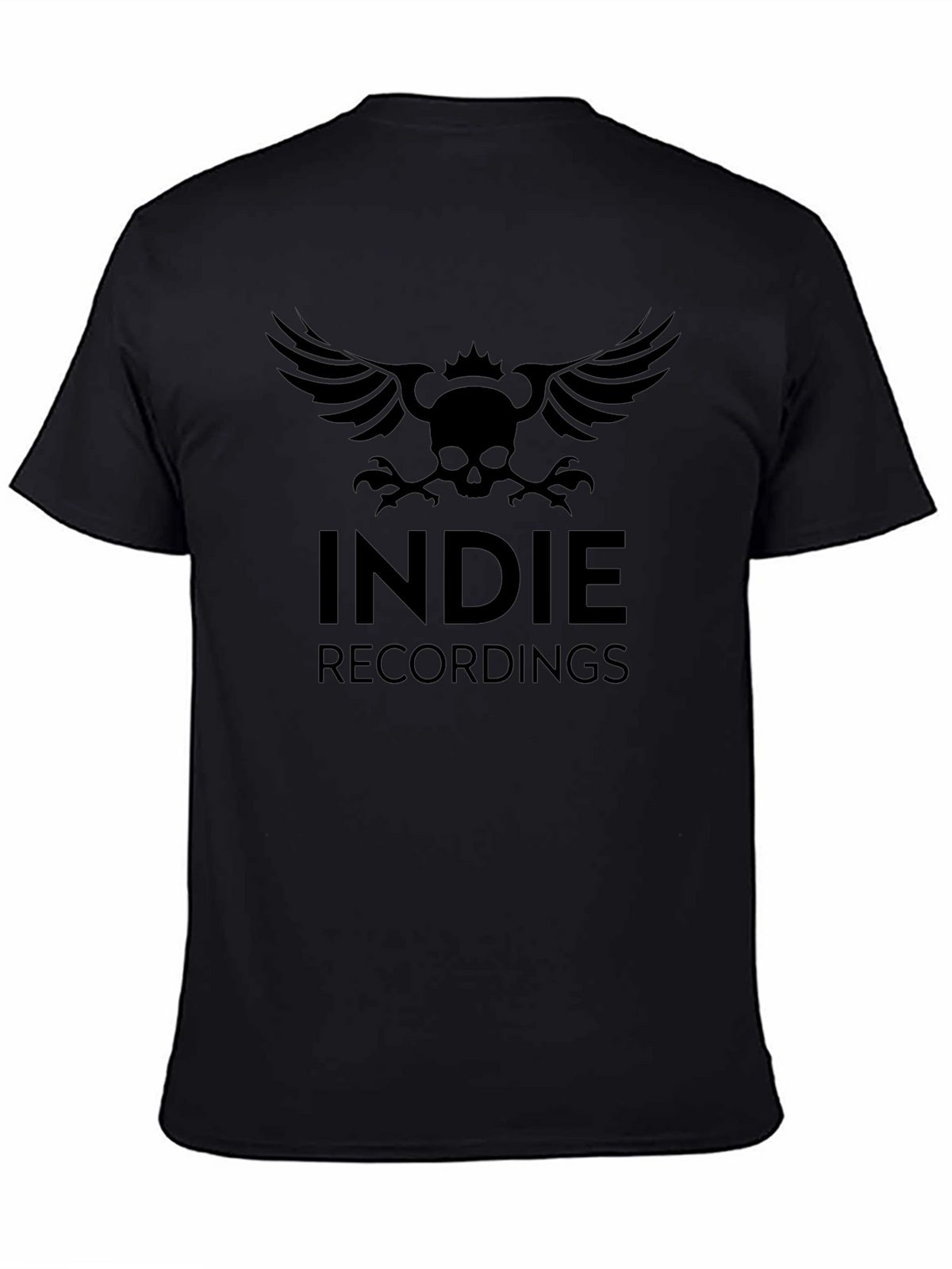 Indie Recordings Black Graphic T-Shirt