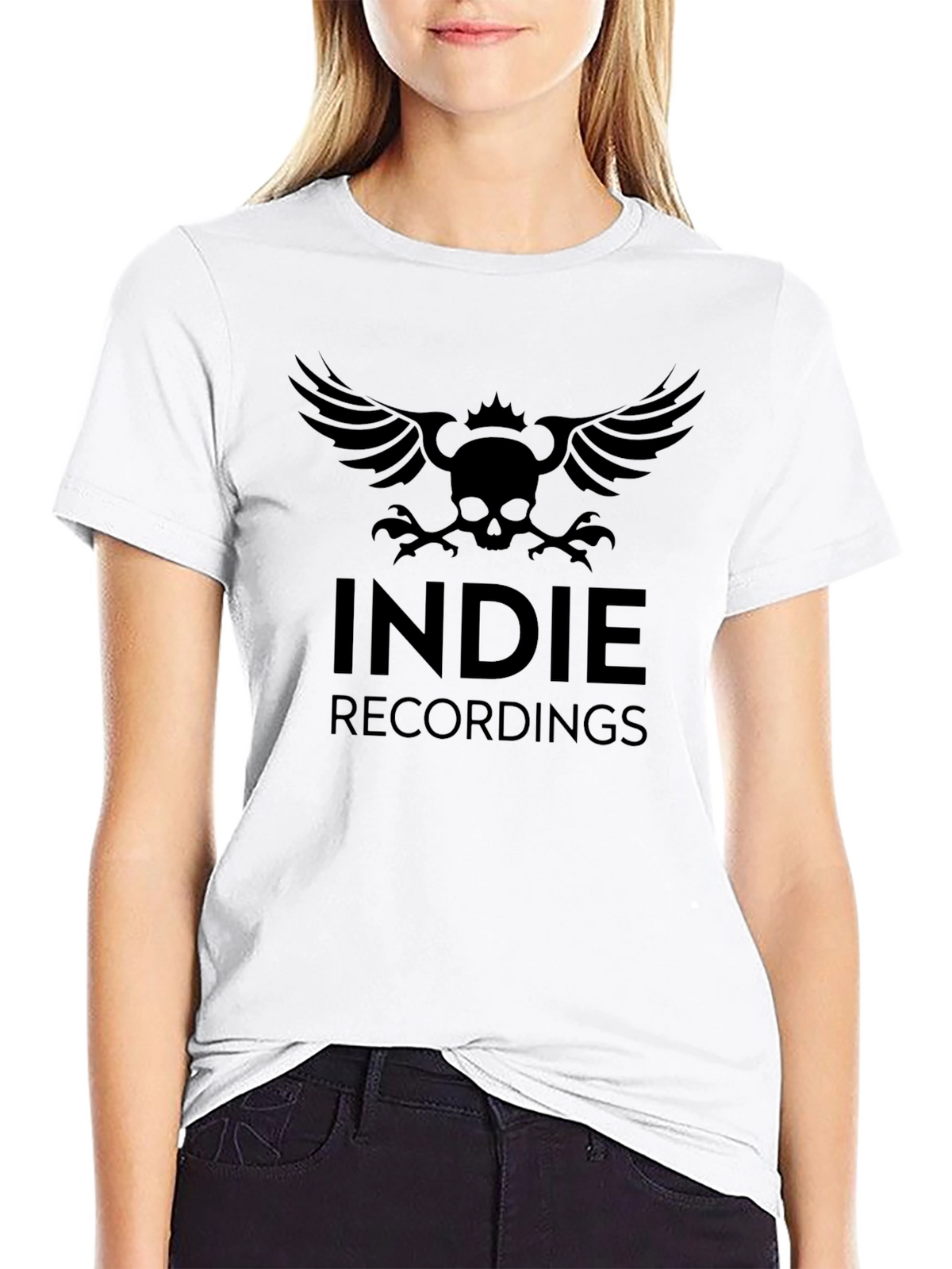 Indie Recordings Black Graphic T-Shirt