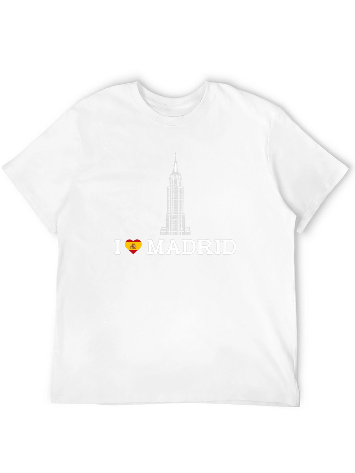 I Love Madrid Graphic T-Shirt - Black