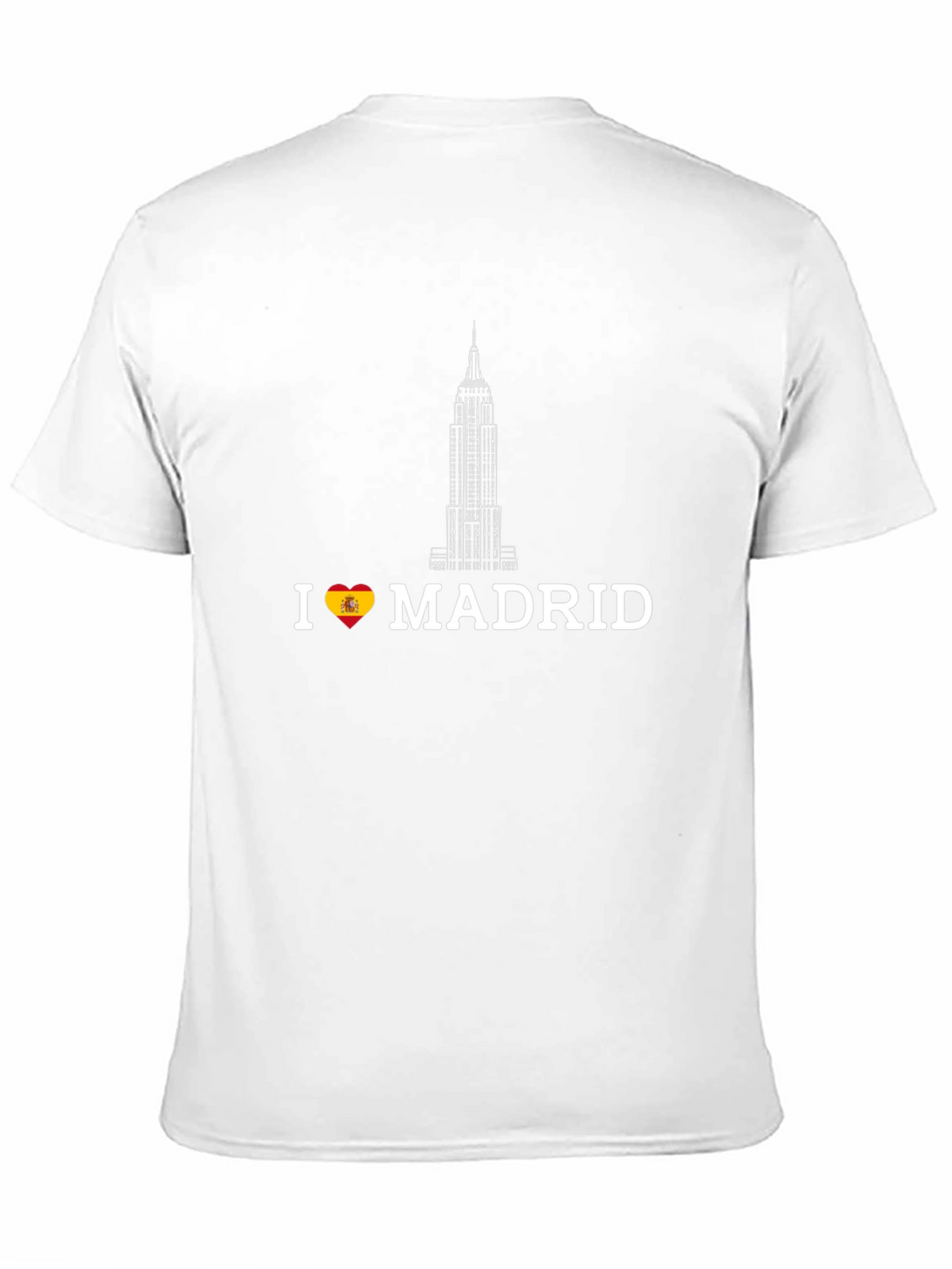 I Love Madrid Graphic T-Shirt - Black