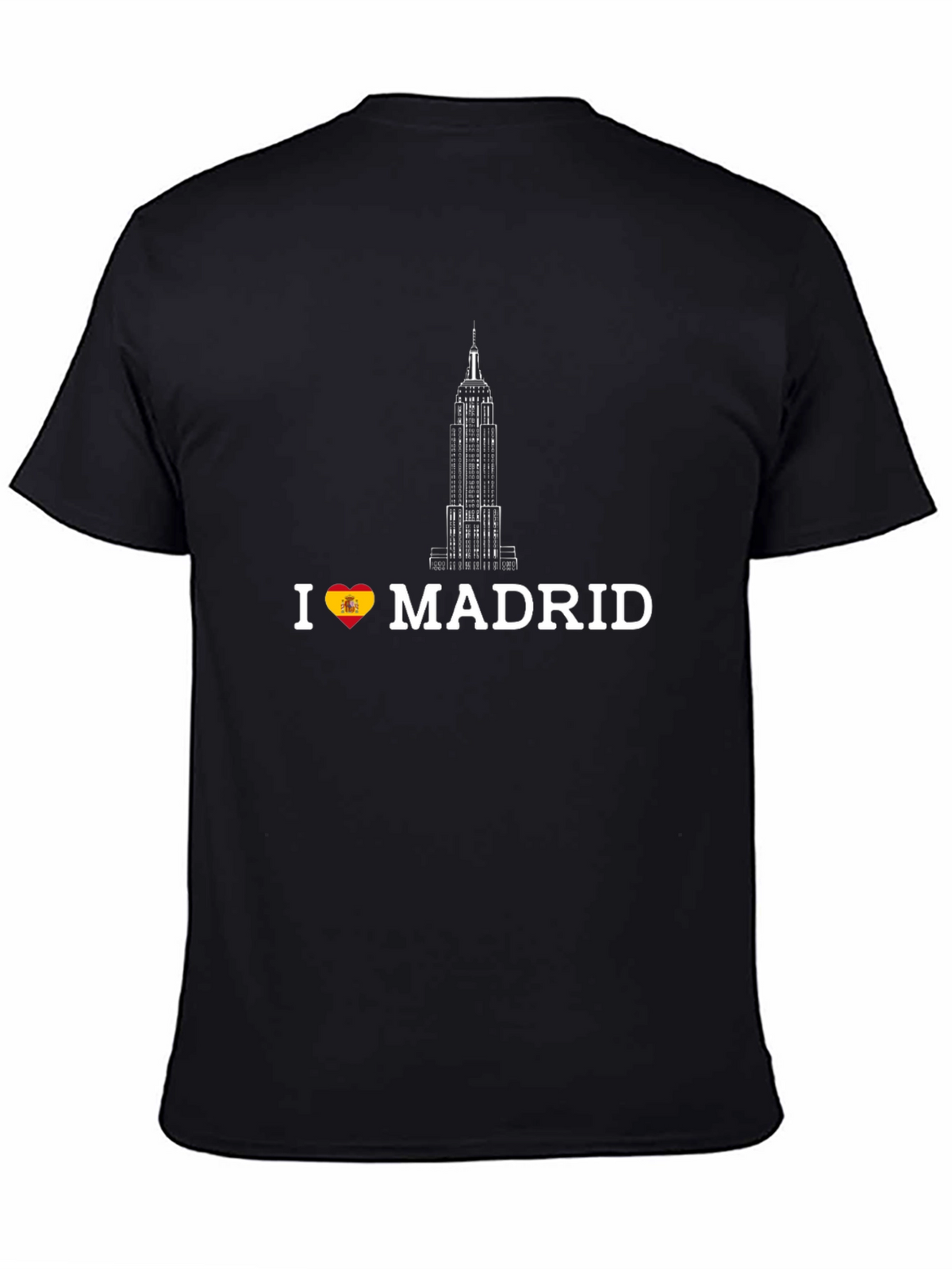 I Love Madrid Graphic T-Shirt - Black