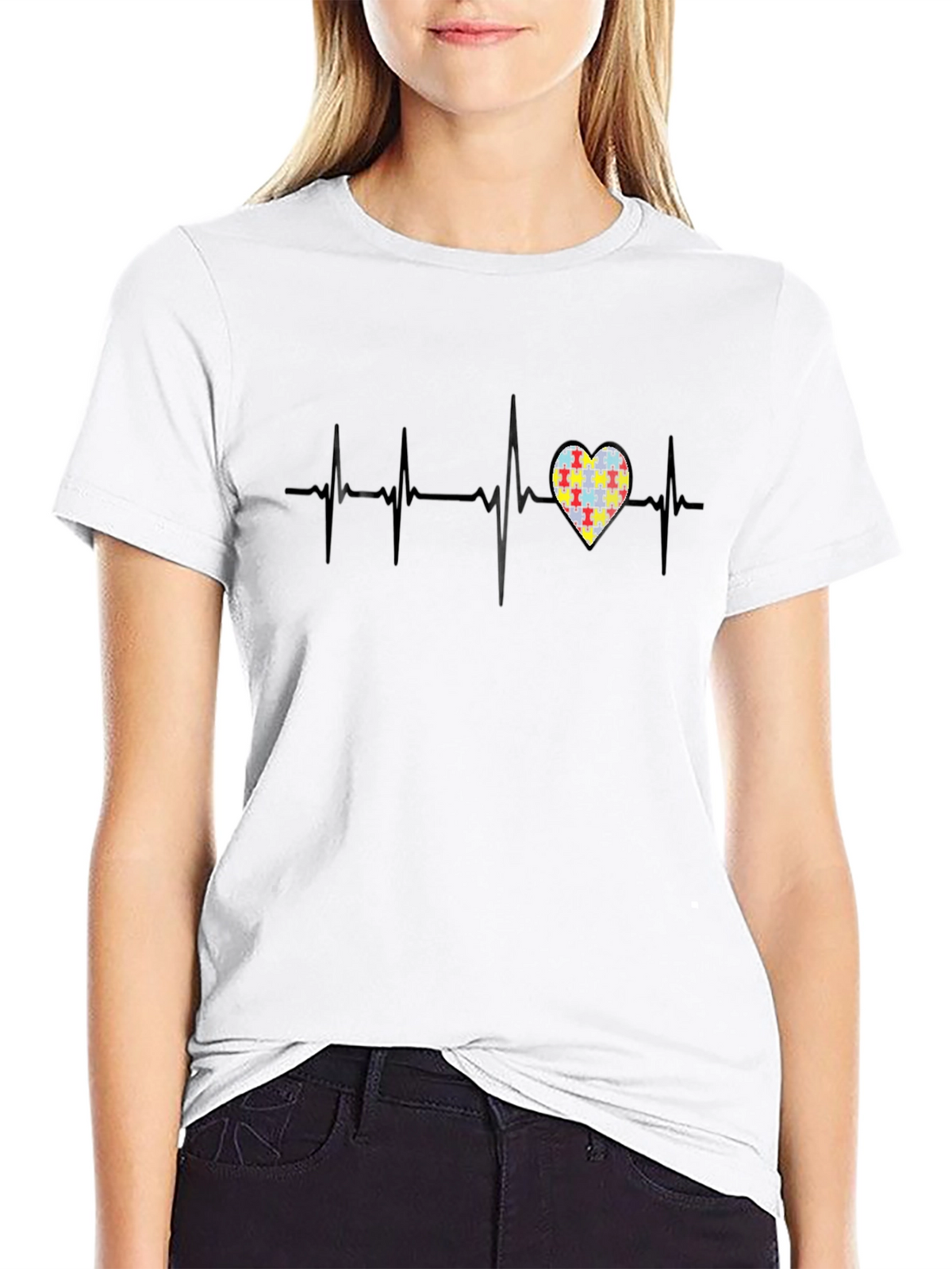 Autism Awareness Heartbeat T-Shirt