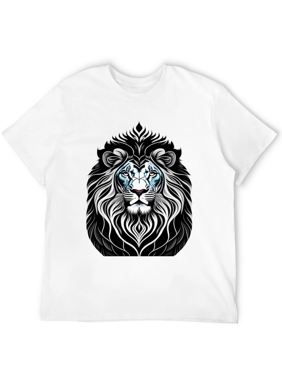 Lion Graphic Black T-Shirt