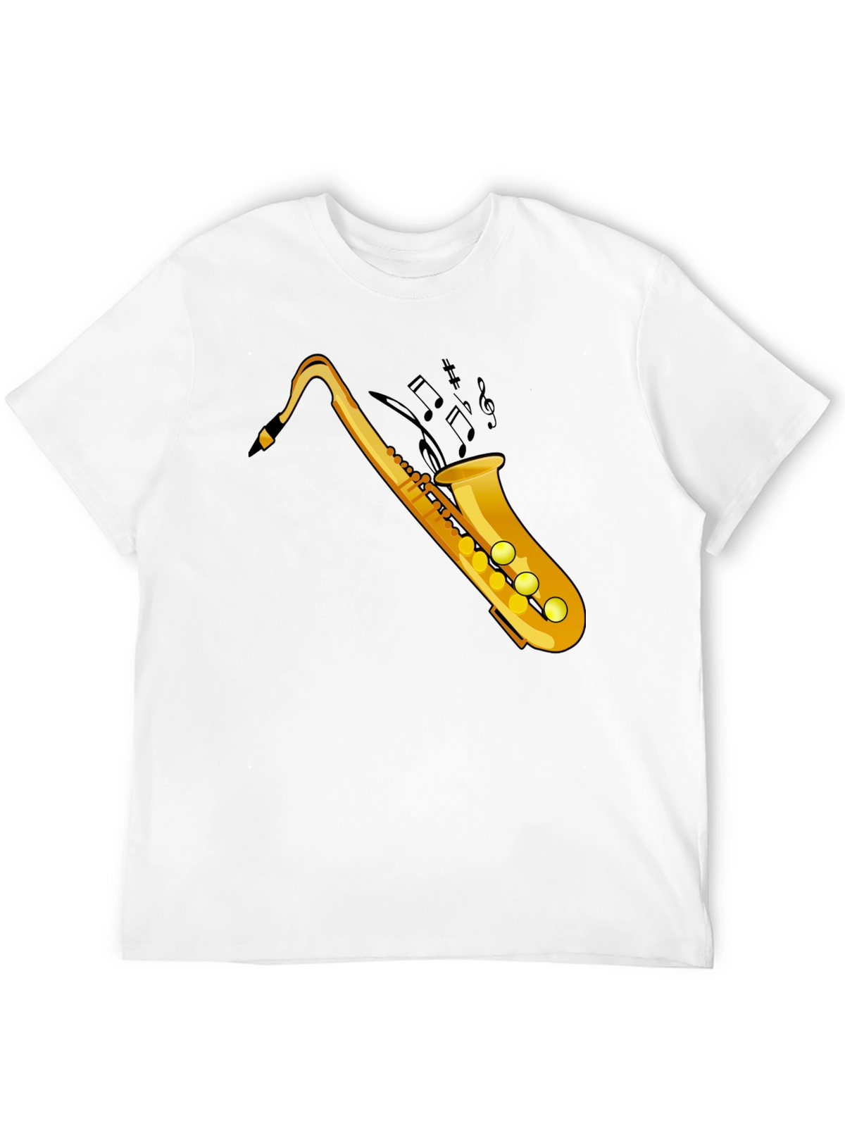 Saxophone Graphic Black Tee