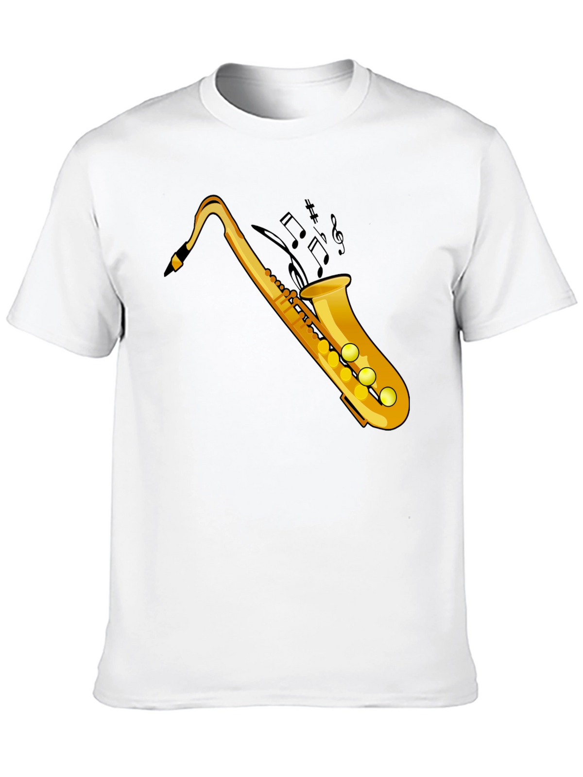 Saxophone Graphic Black Tee