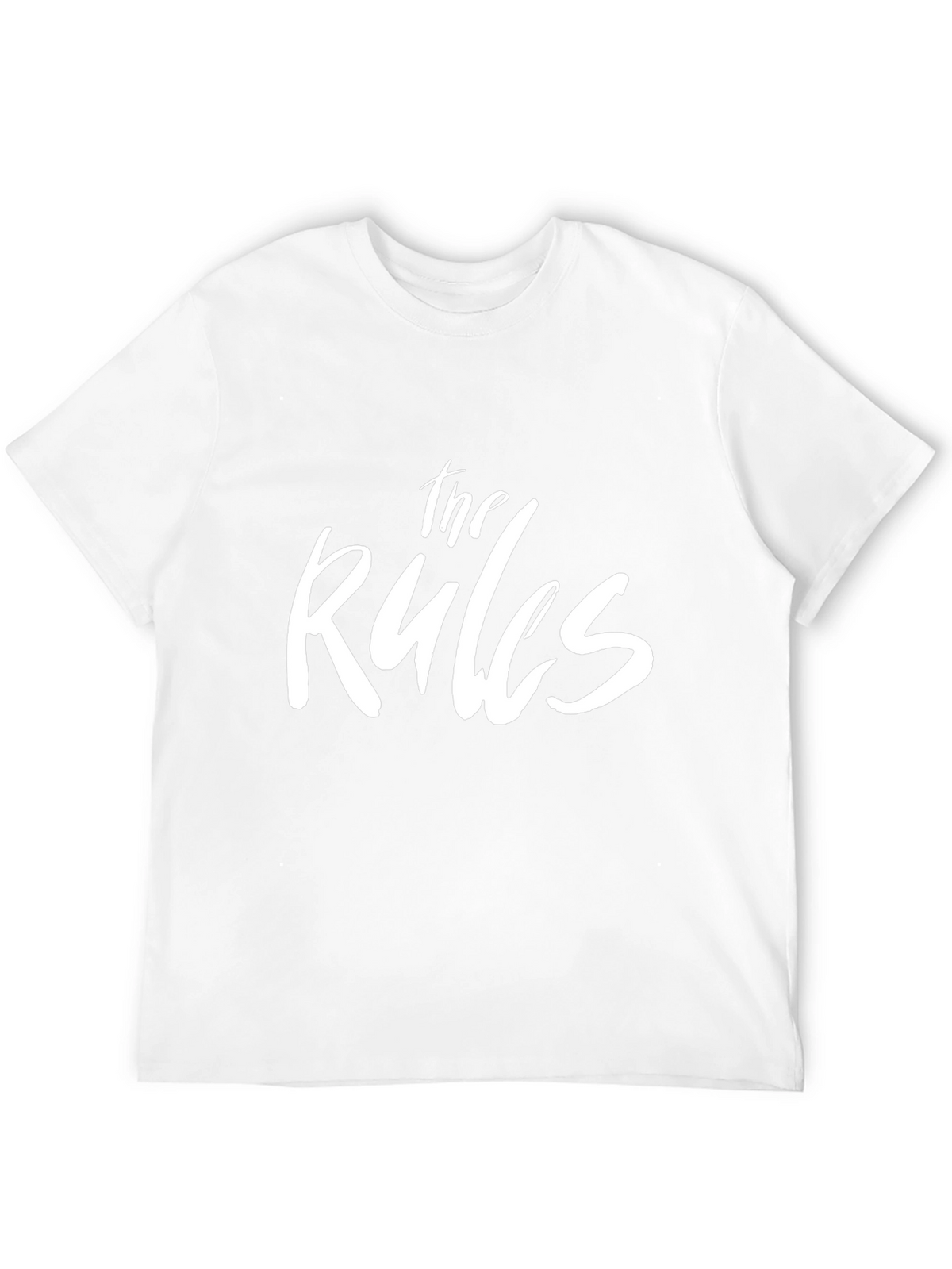 The Rules Graphic T-Shirt - Black Crew Neck Tee