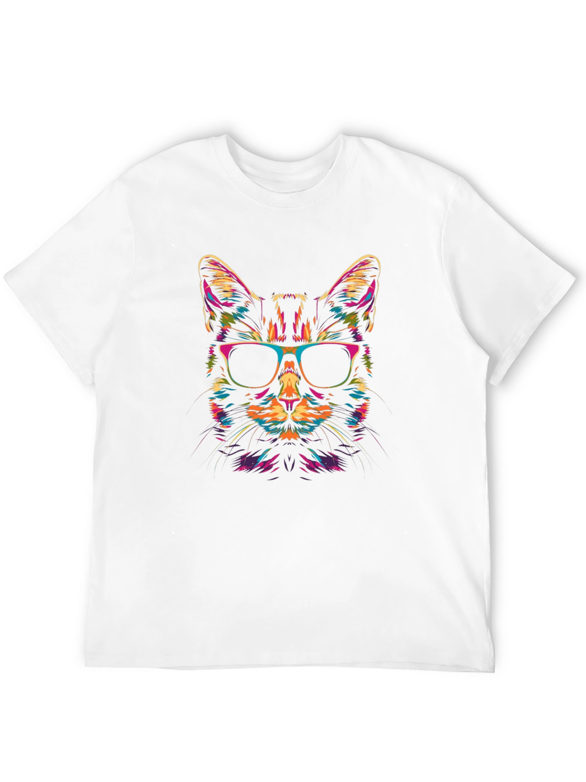 Cool Cat Graphic Tee - Unisex Black T-Shirt