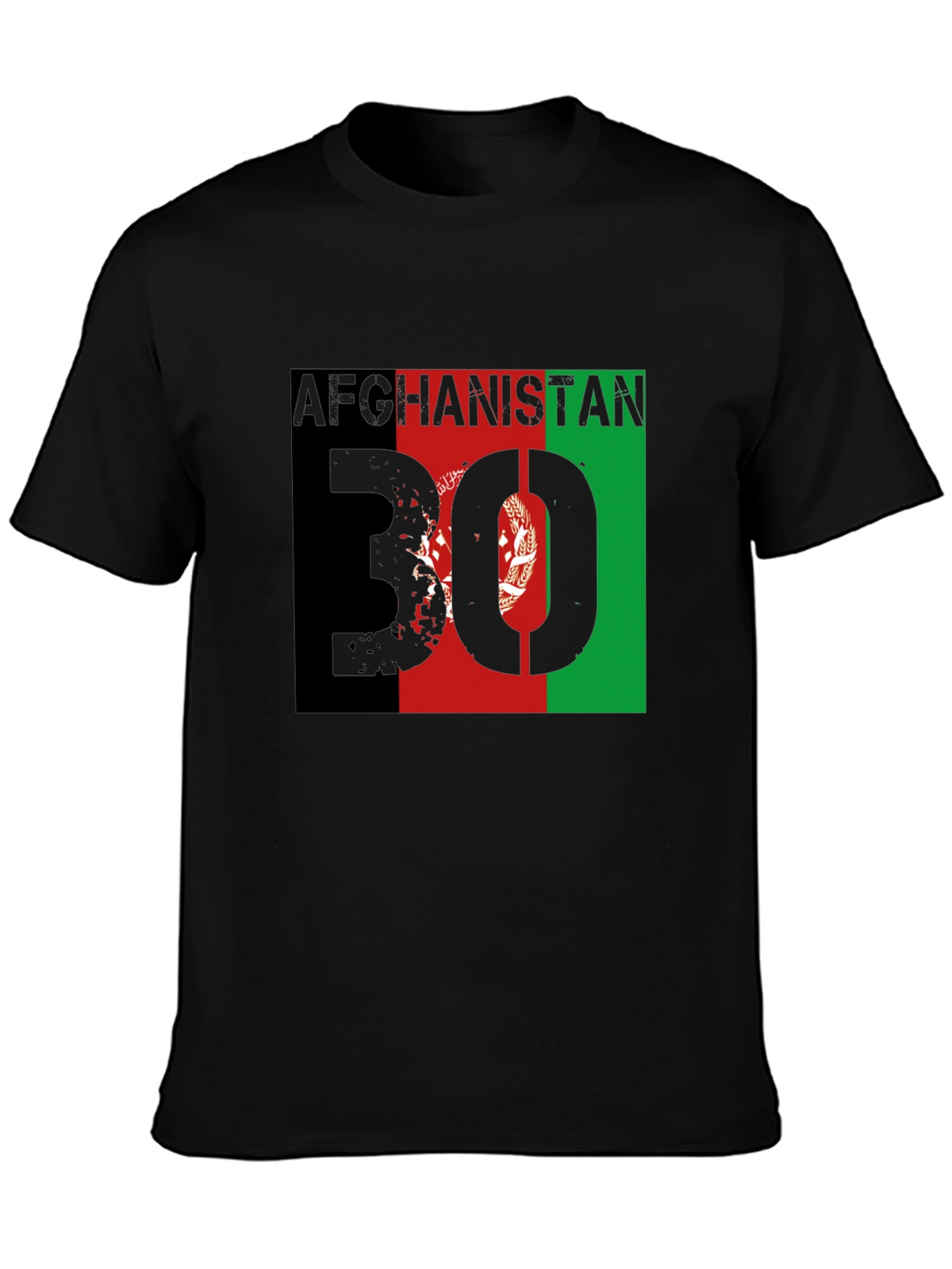 Afghanistan Flag T-Shirt - Patriotic Afghan Pride