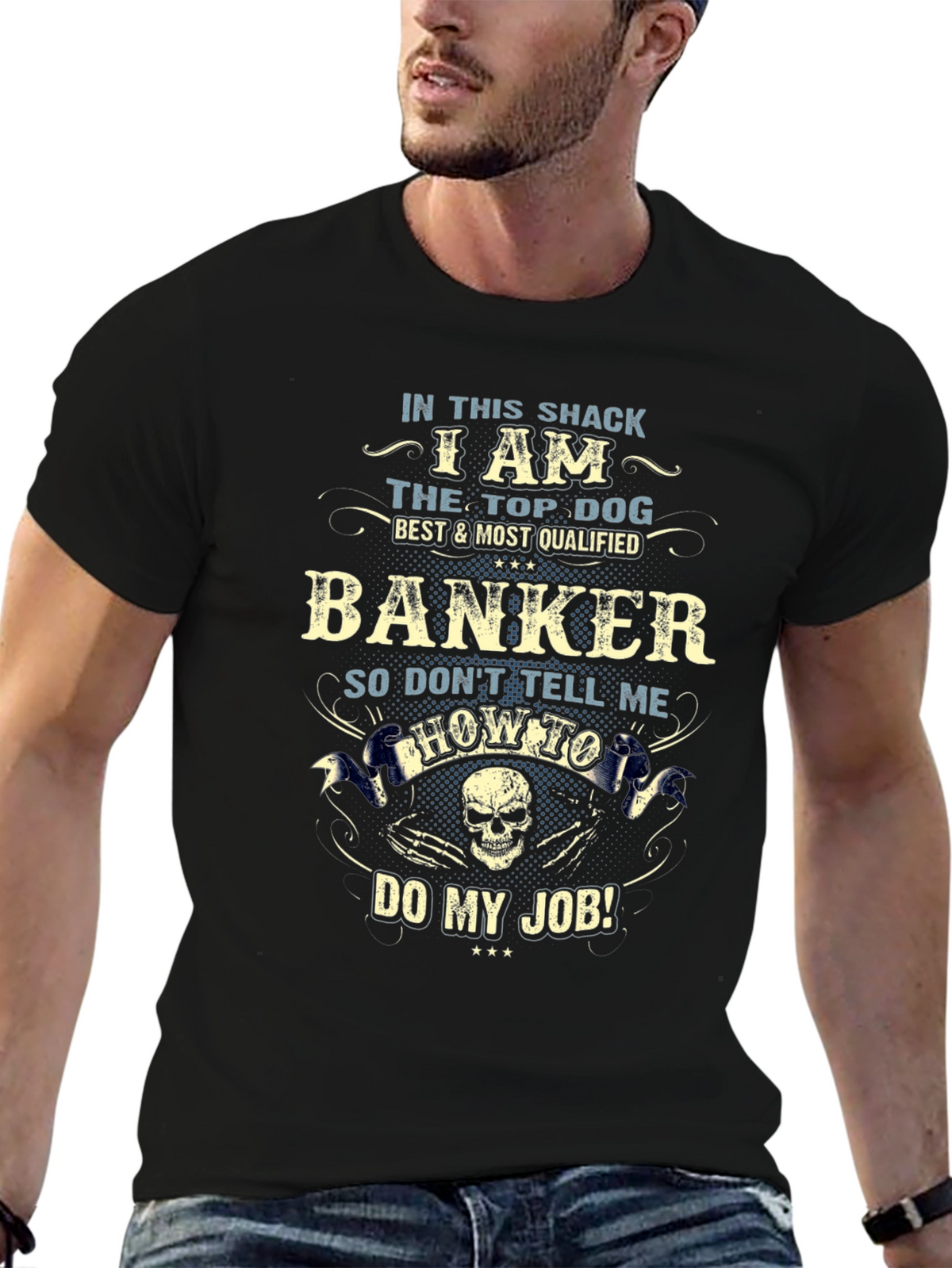 Banker Top Dog Graphic T-Shirt