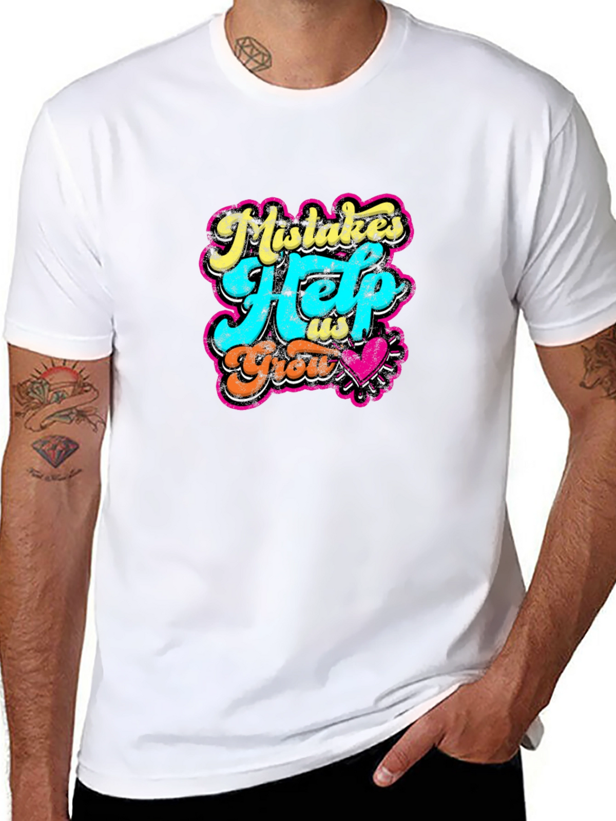 Mistakes Help Us Grow Graphic Tee