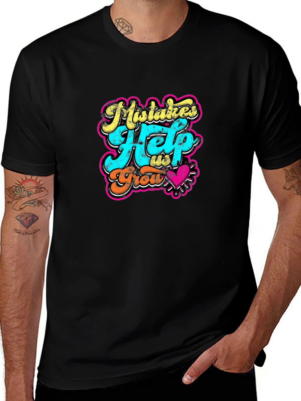 Mistakes Help Us Grow Graphic Tee