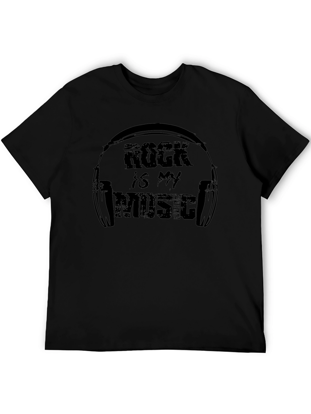 Rock is My Music Graphic Print T-Shirt