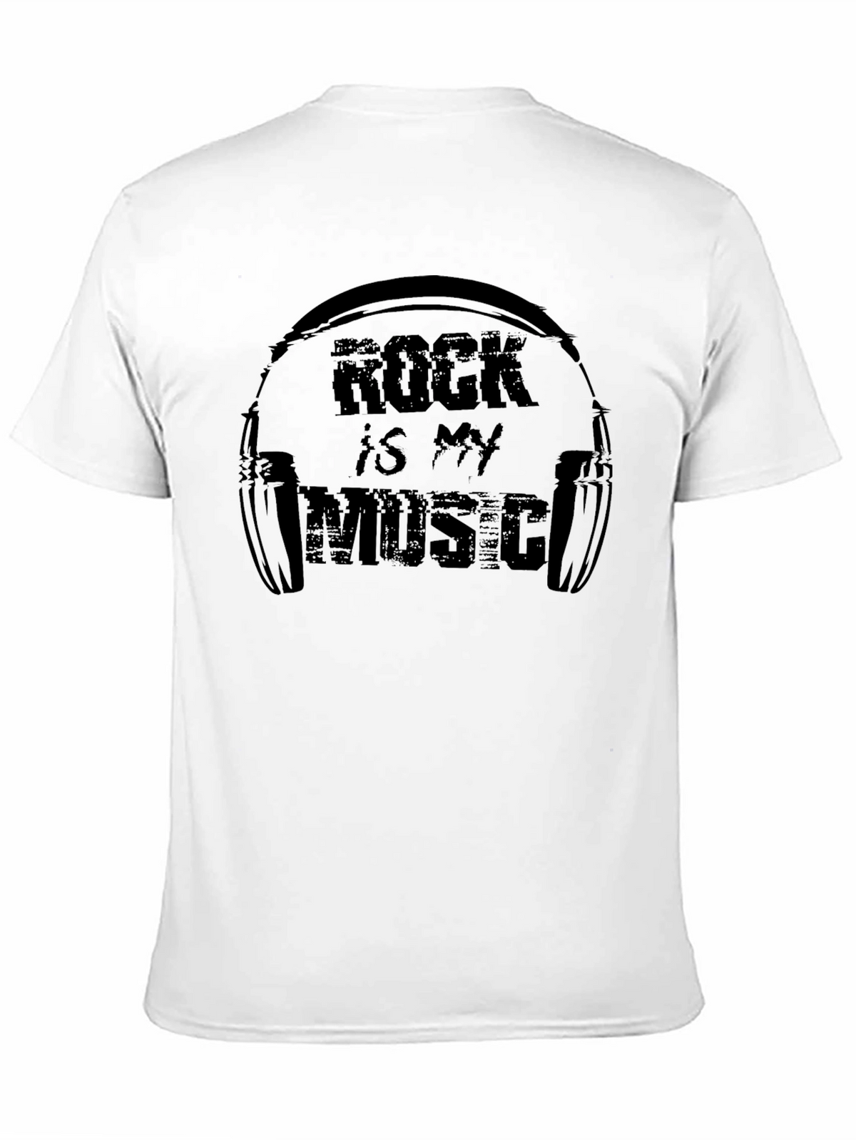 Rock is My Music Graphic Print T-Shirt
