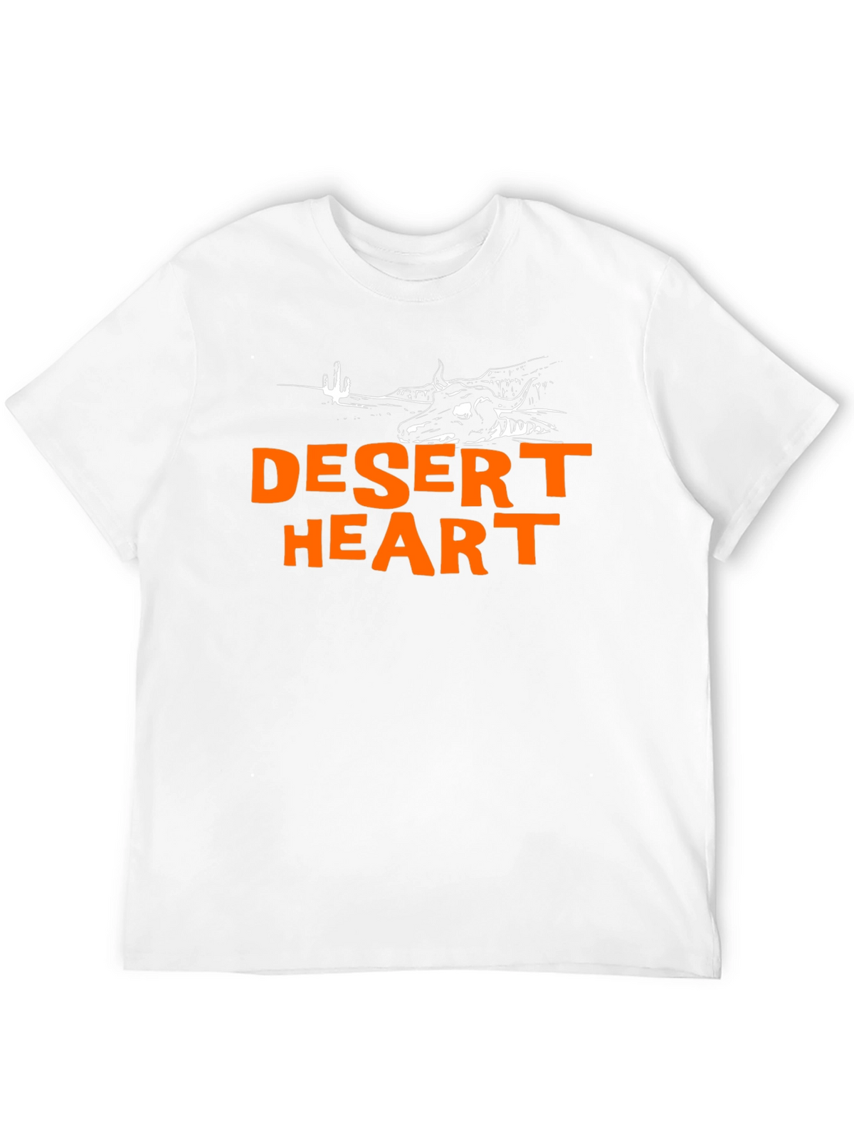 Desert Heart Graphic Black T-Shirt