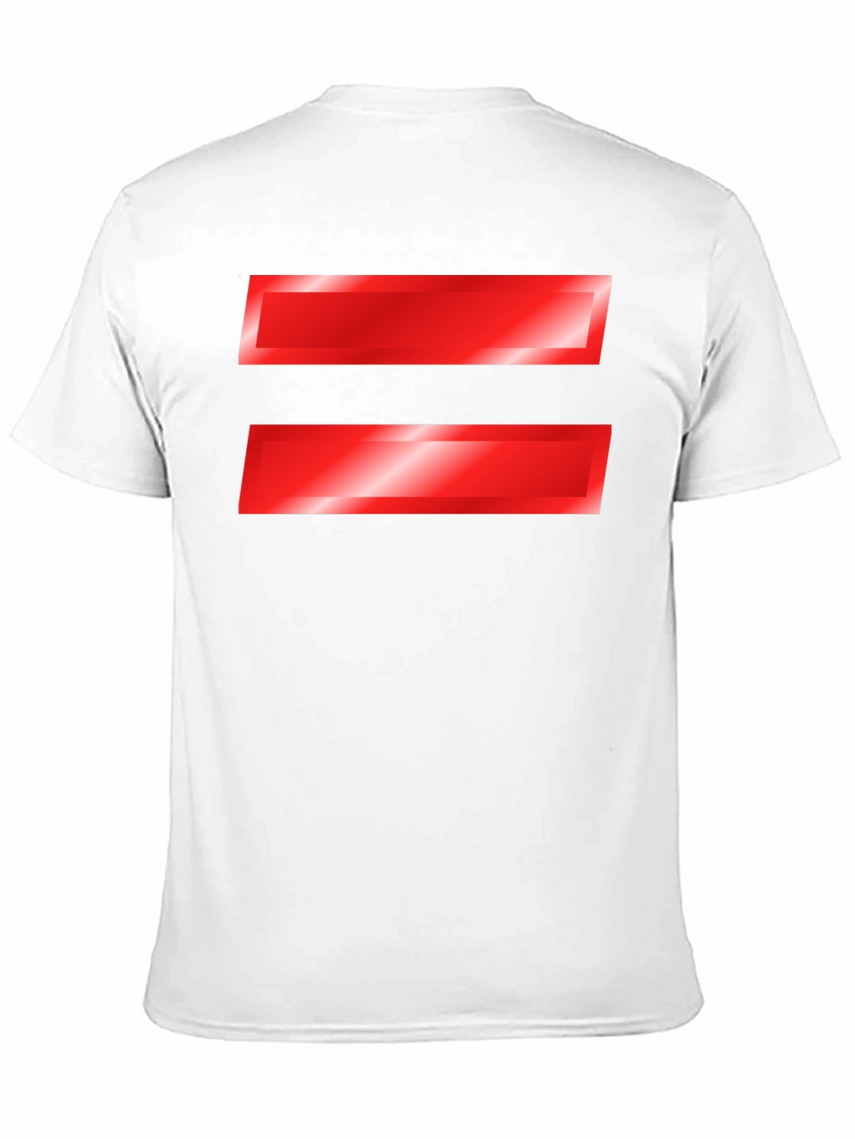 Equality Symbol T-Shirt - Bold Red Graphic Tee