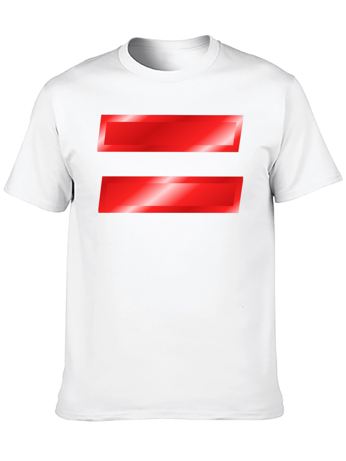 Equality Symbol T-Shirt - Bold Red Graphic Tee