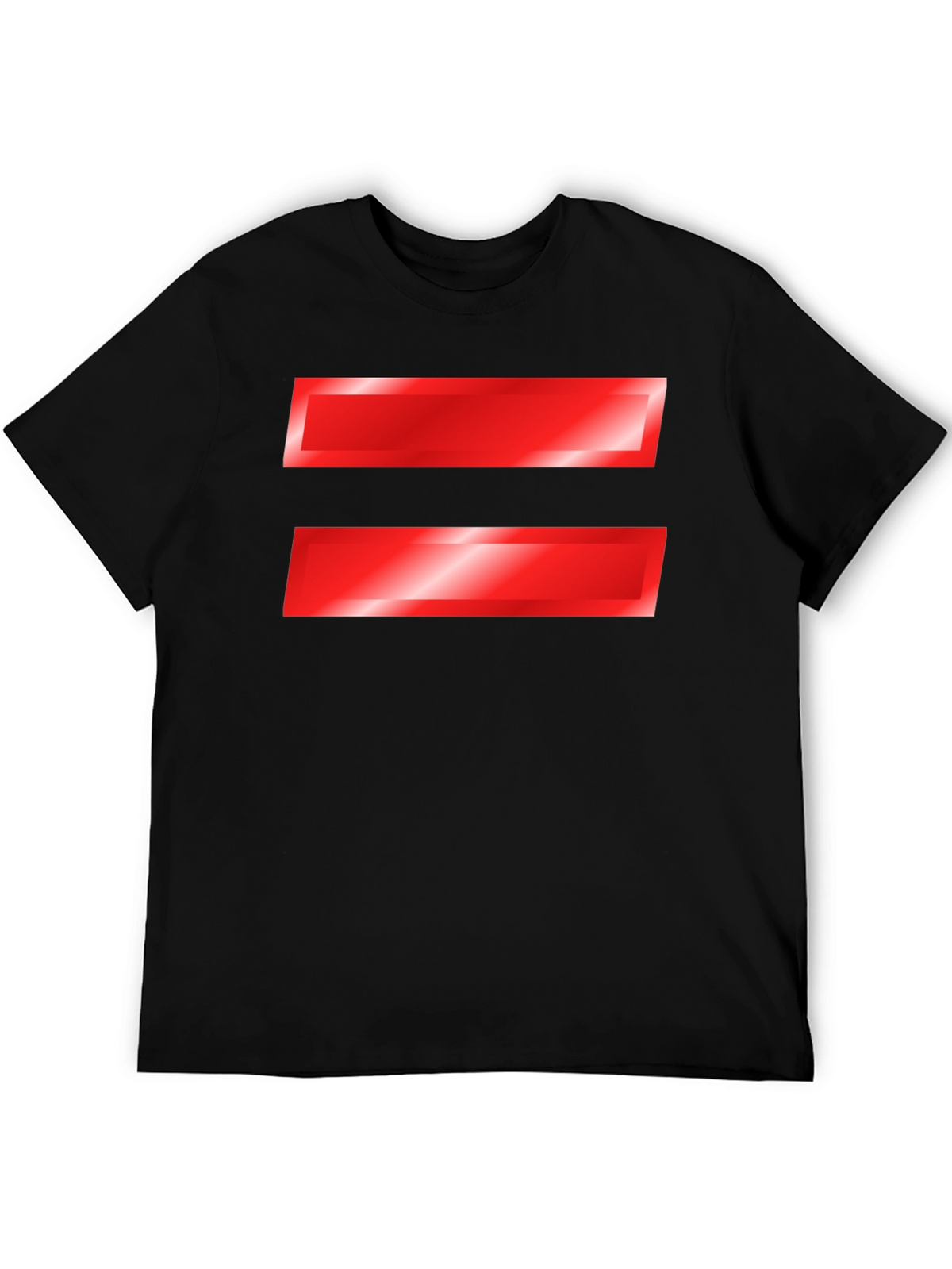 Equality Symbol T-Shirt - Bold Red Graphic Tee