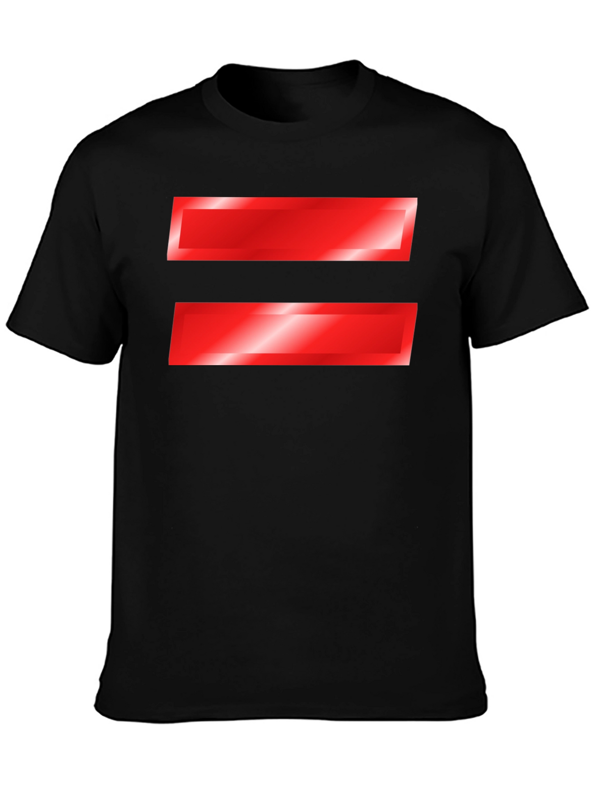 Equality Symbol T-Shirt - Bold Red Graphic Tee