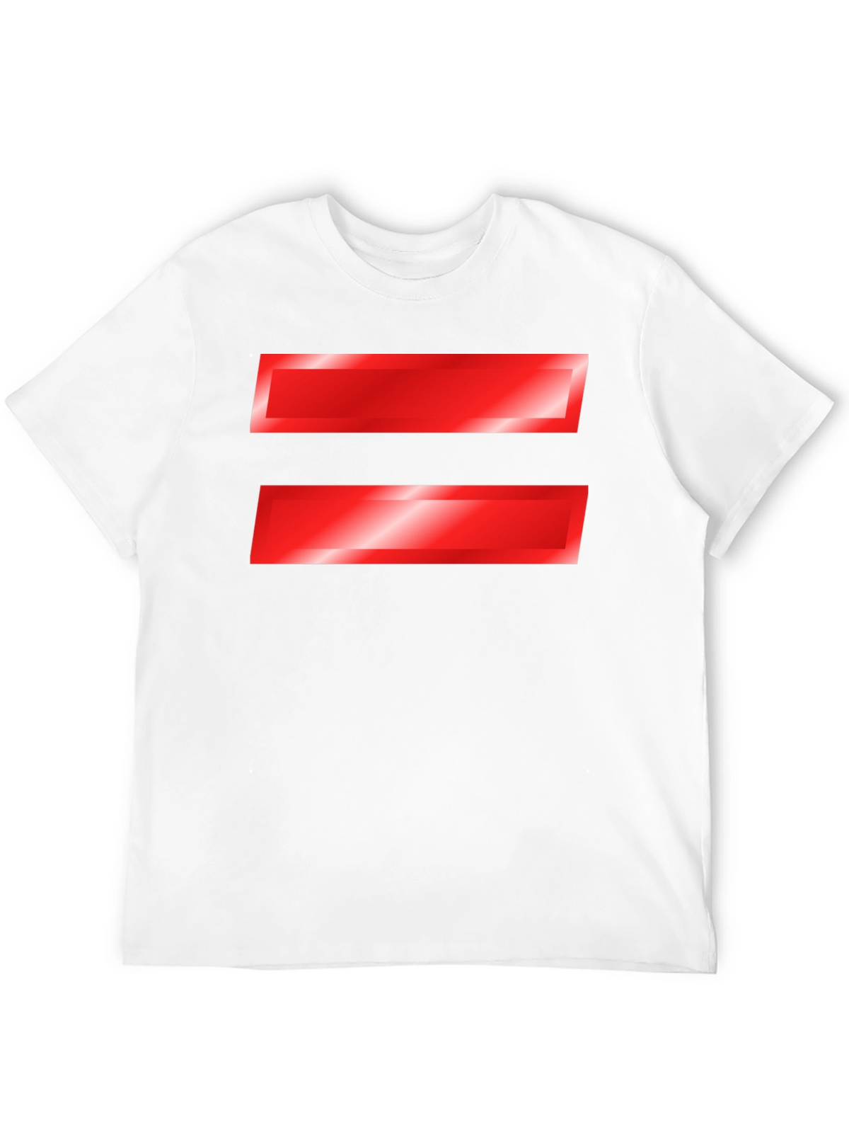 Equality Symbol T-Shirt - Bold Red Graphic Tee