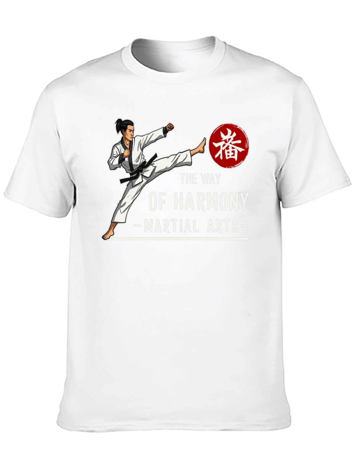 The Way Of Harmony Martial Arts Graphic T-Shirt