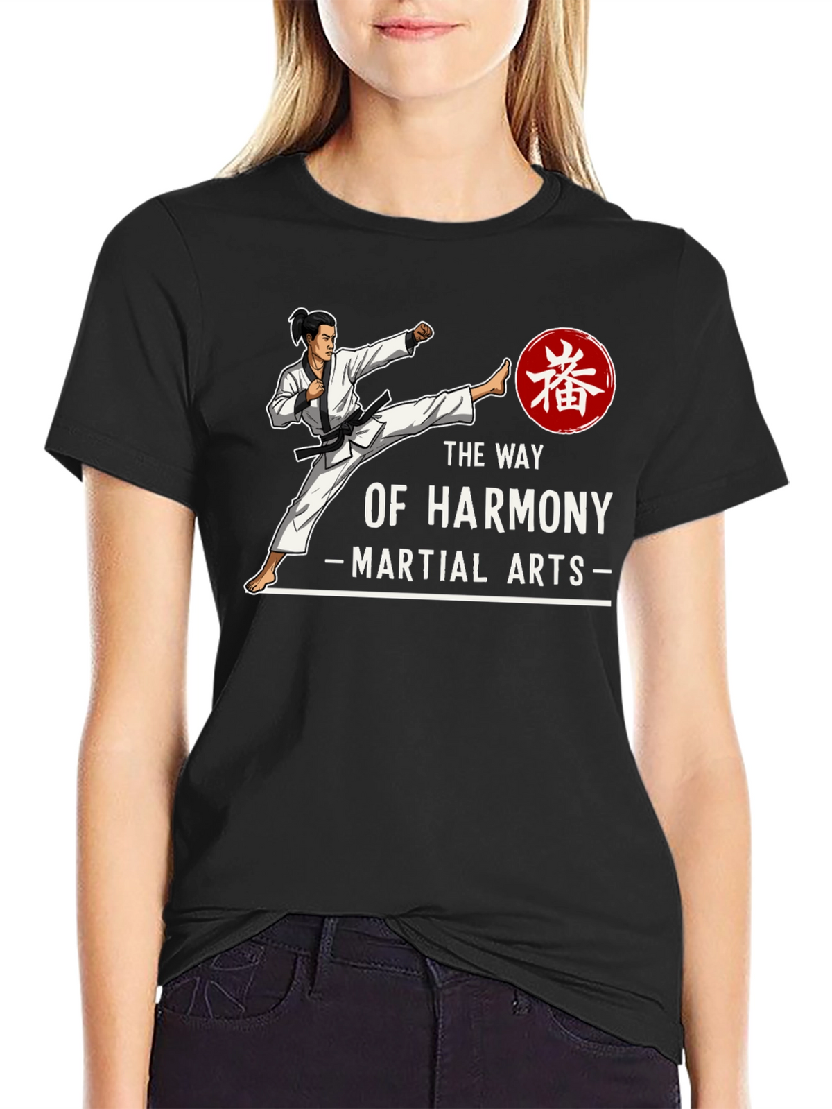 The Way Of Harmony Martial Arts Graphic T-Shirt