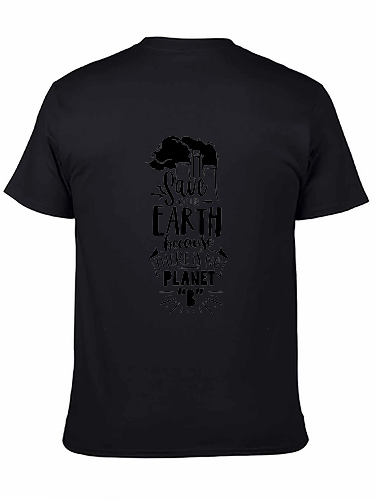 Save Our Earth Black Graphic Tee